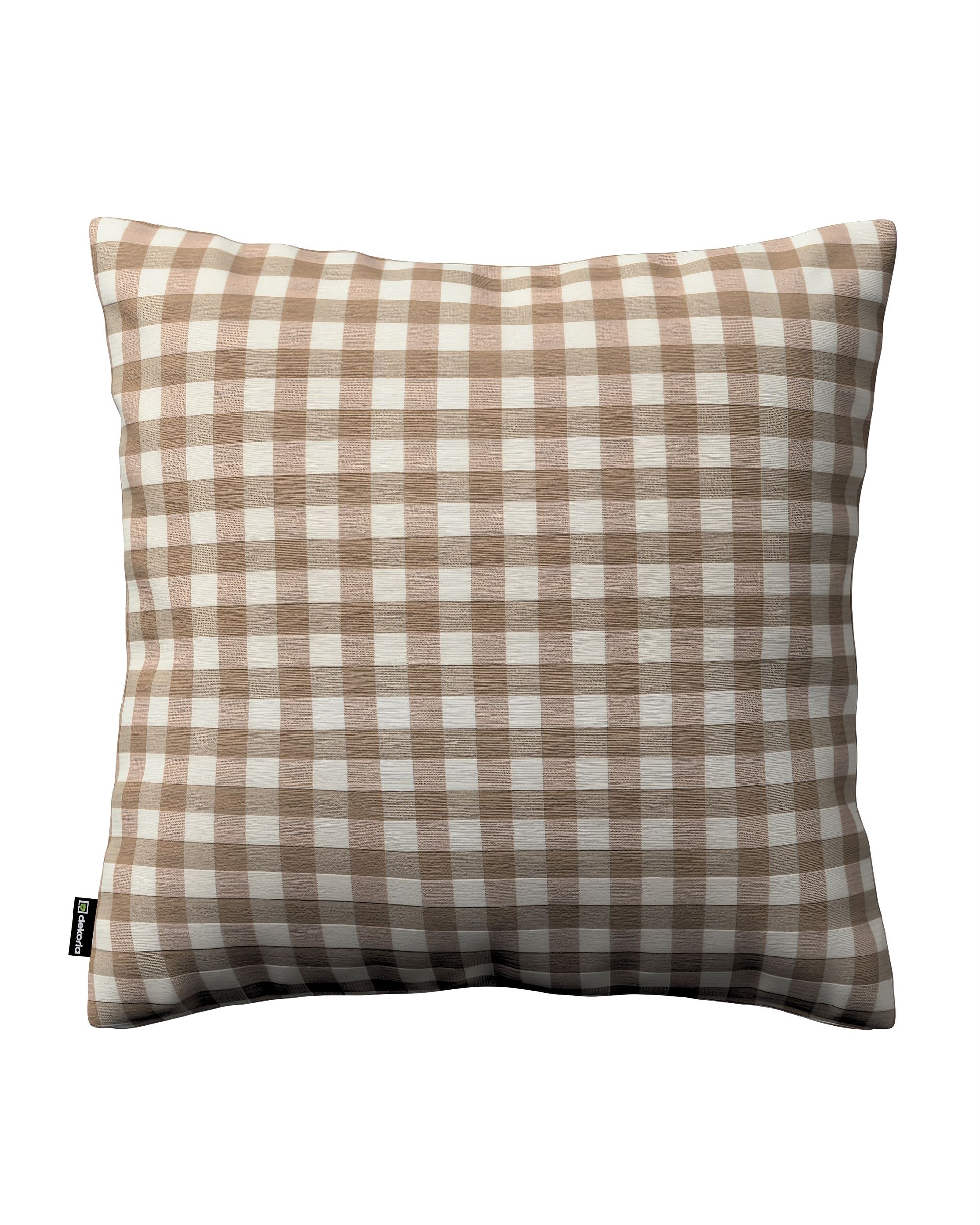 Kinga cushion cover colour beige fabric patterned