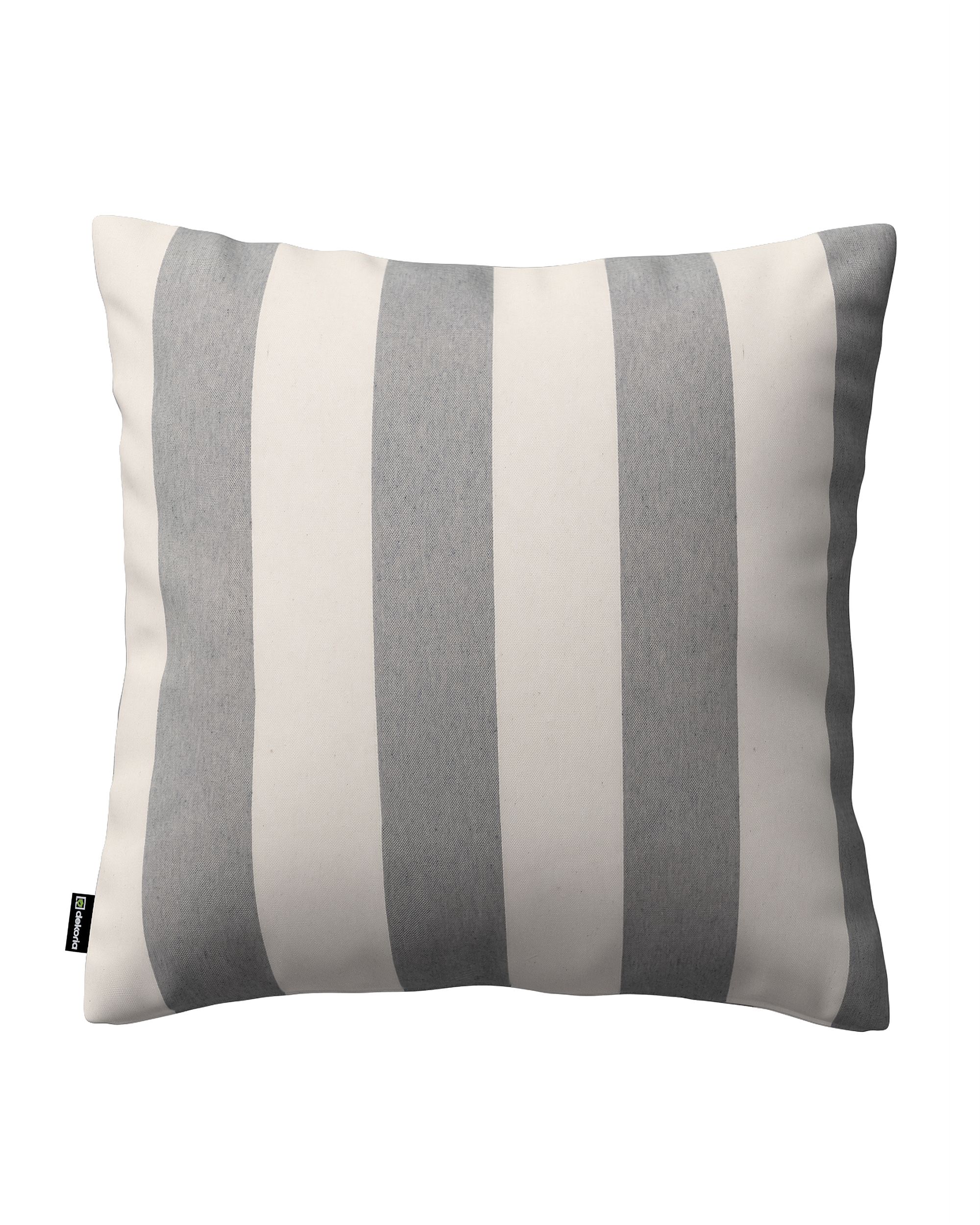 Kinga cushion cover colour grey fabric patterned