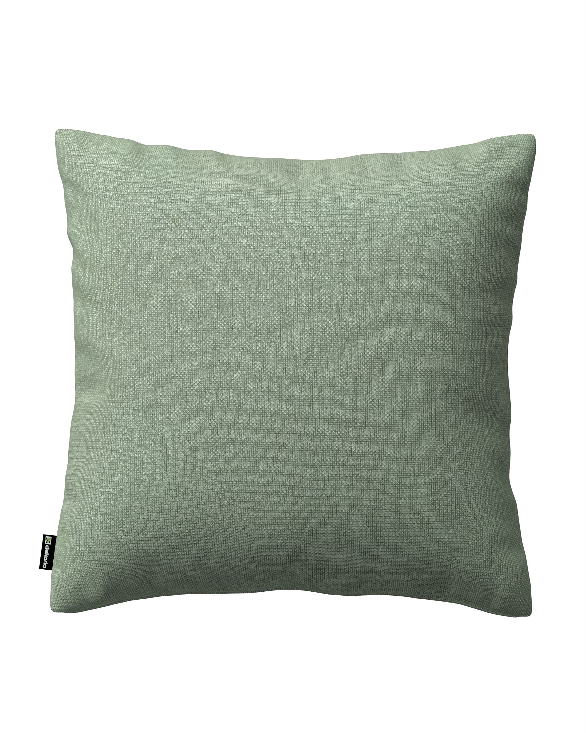 Kinga cushion cover colour green fabric structured