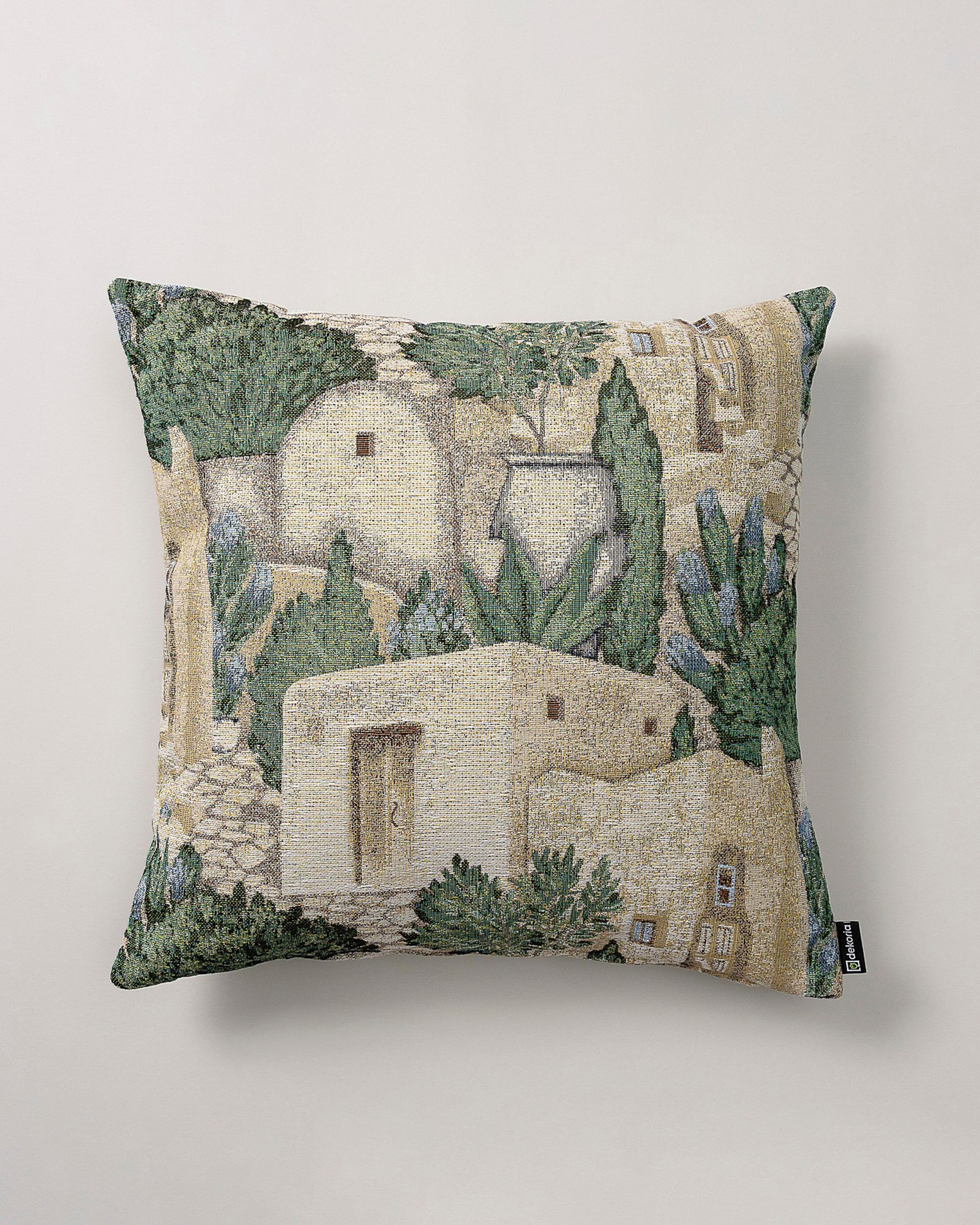Kinga cushion cover colour beige fabric structured, patterned