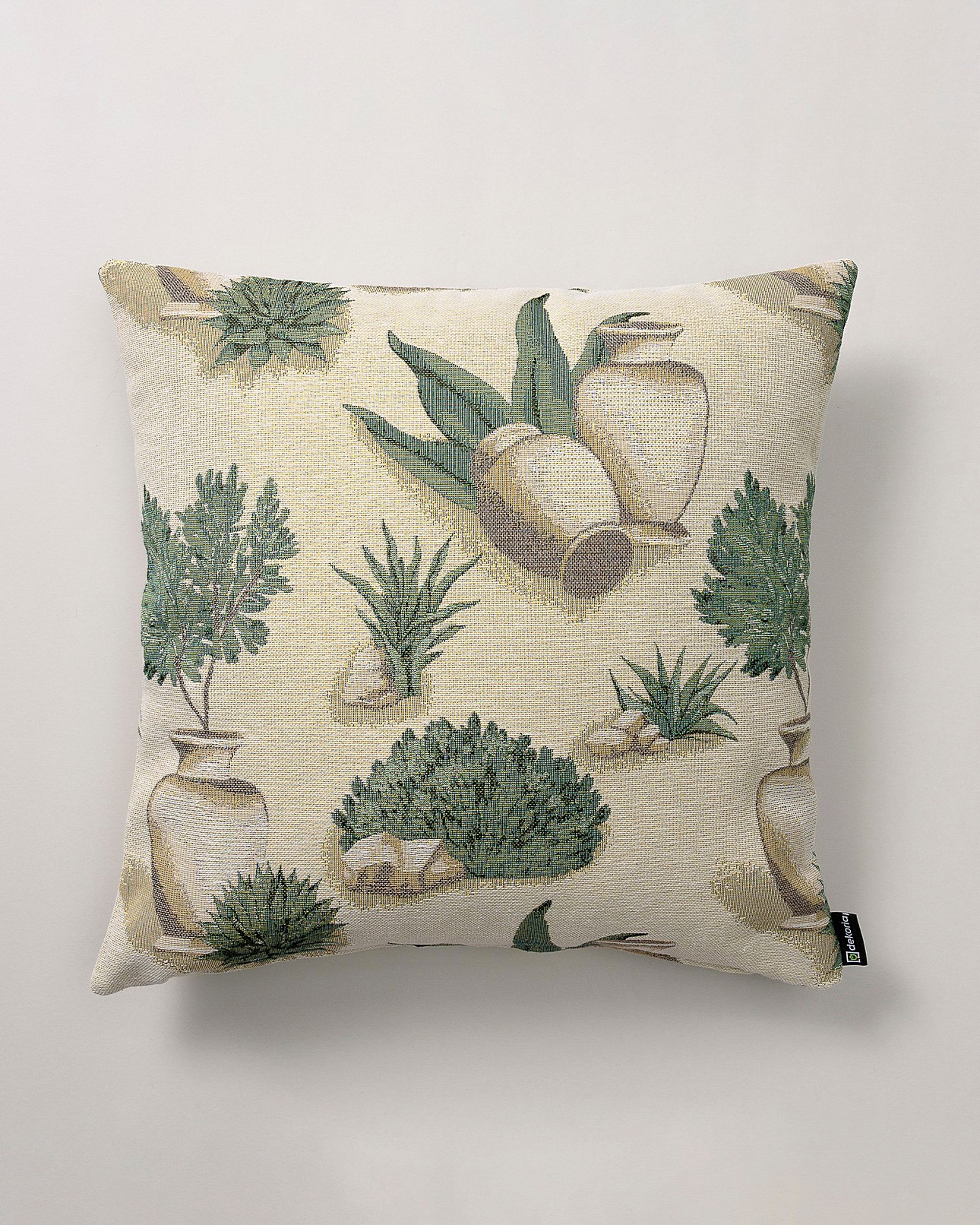 Kinga cushion cover colour beige fabric structured, patterned