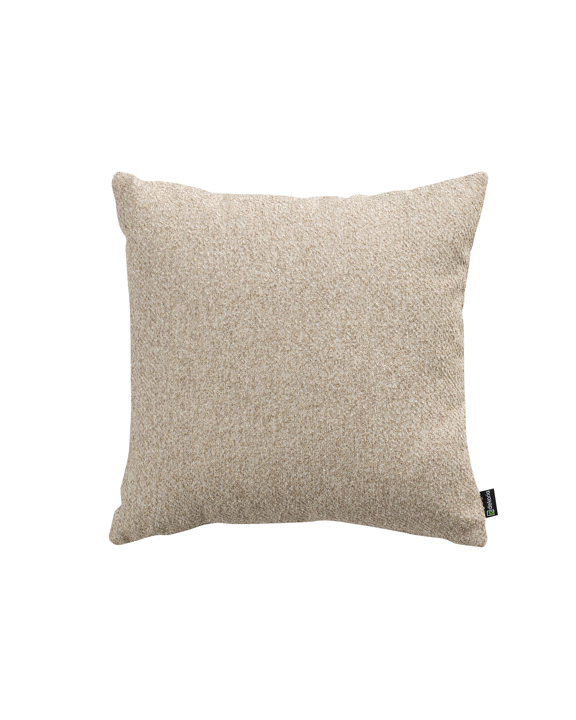 Kinga cushion cover colour beige fabric structured (hover)