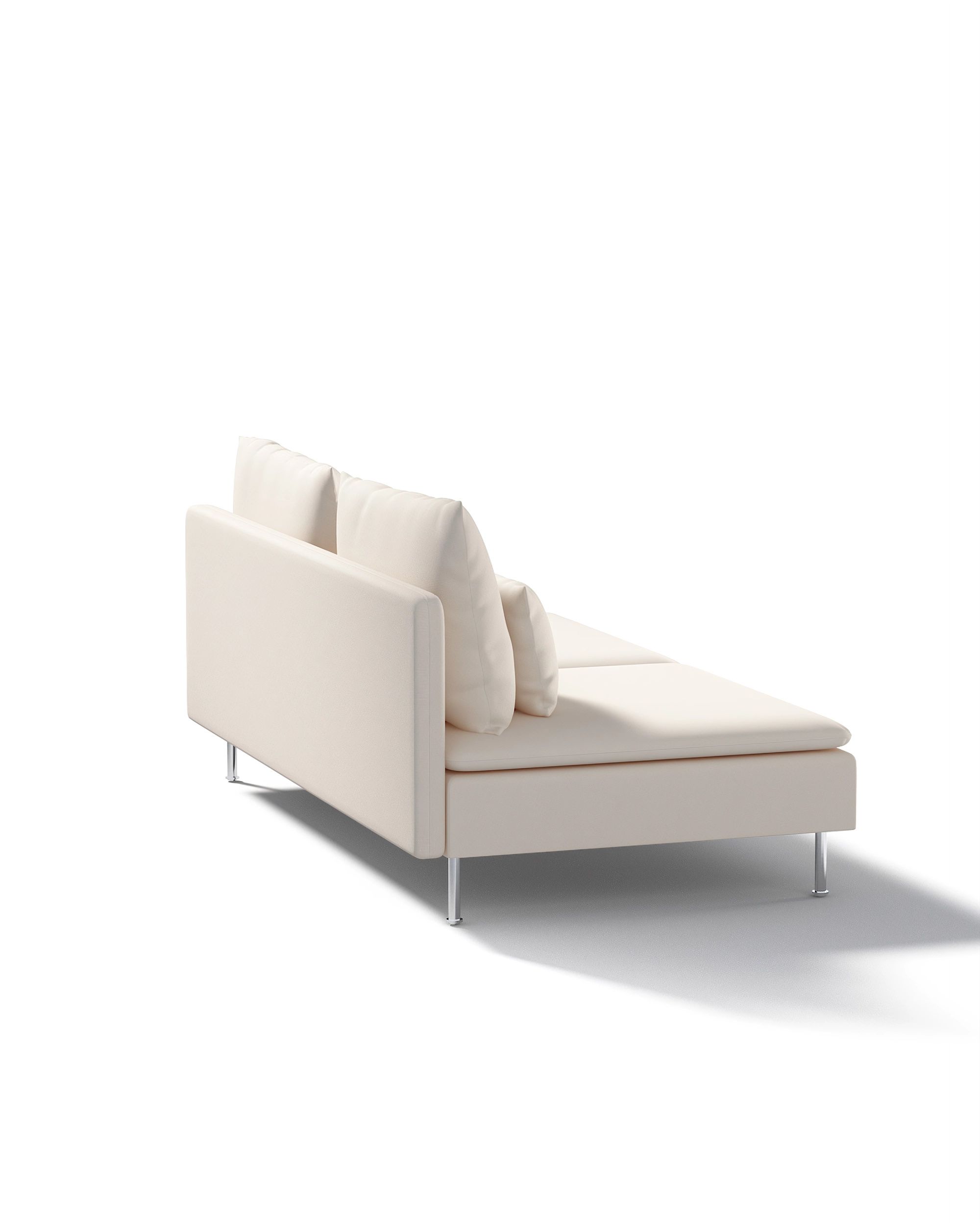 Söderhamn 3-seater section, non-convertible colour beige fabric structured (hover)