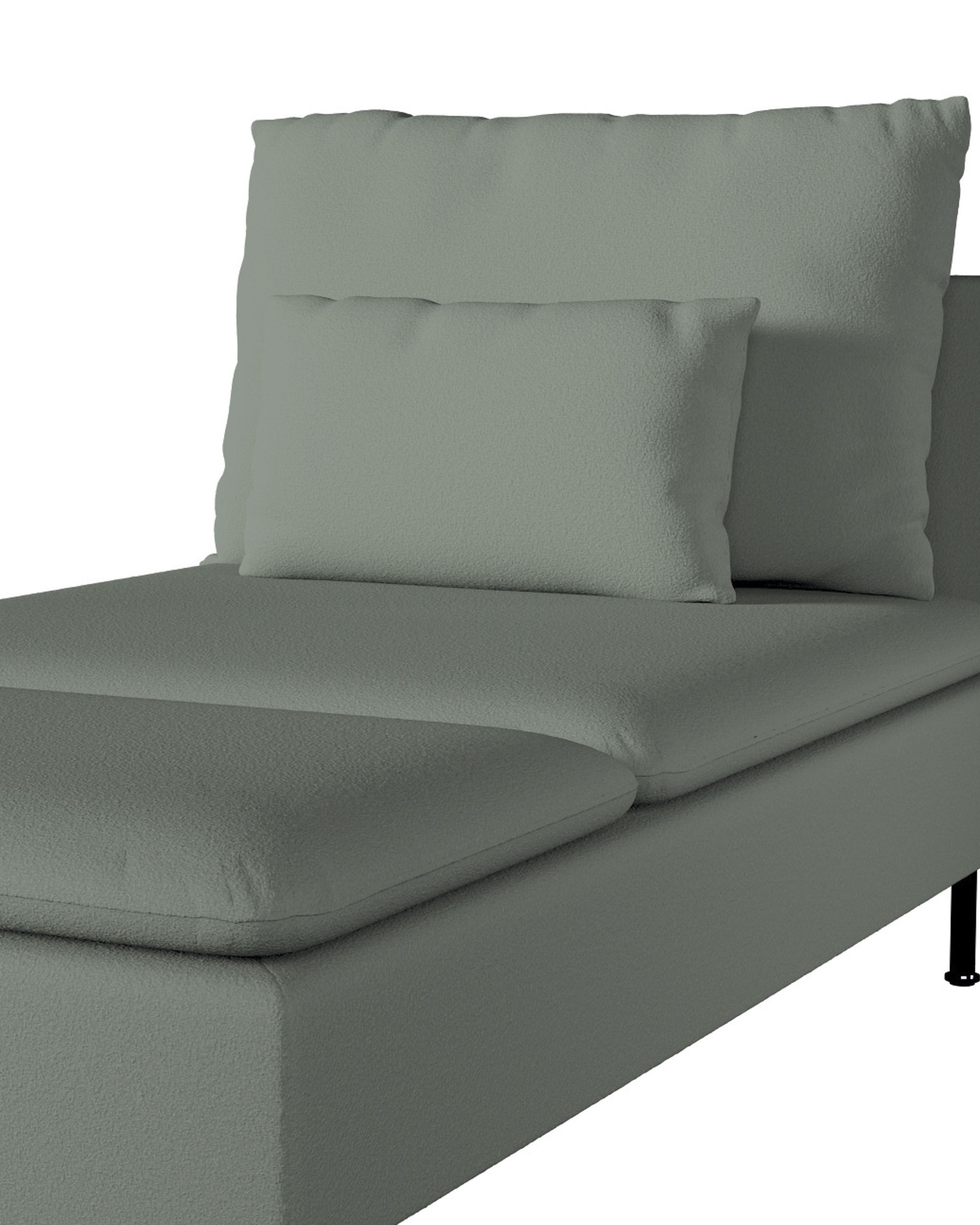 Söderhamn chaise longue colour green fabric structured (hover)