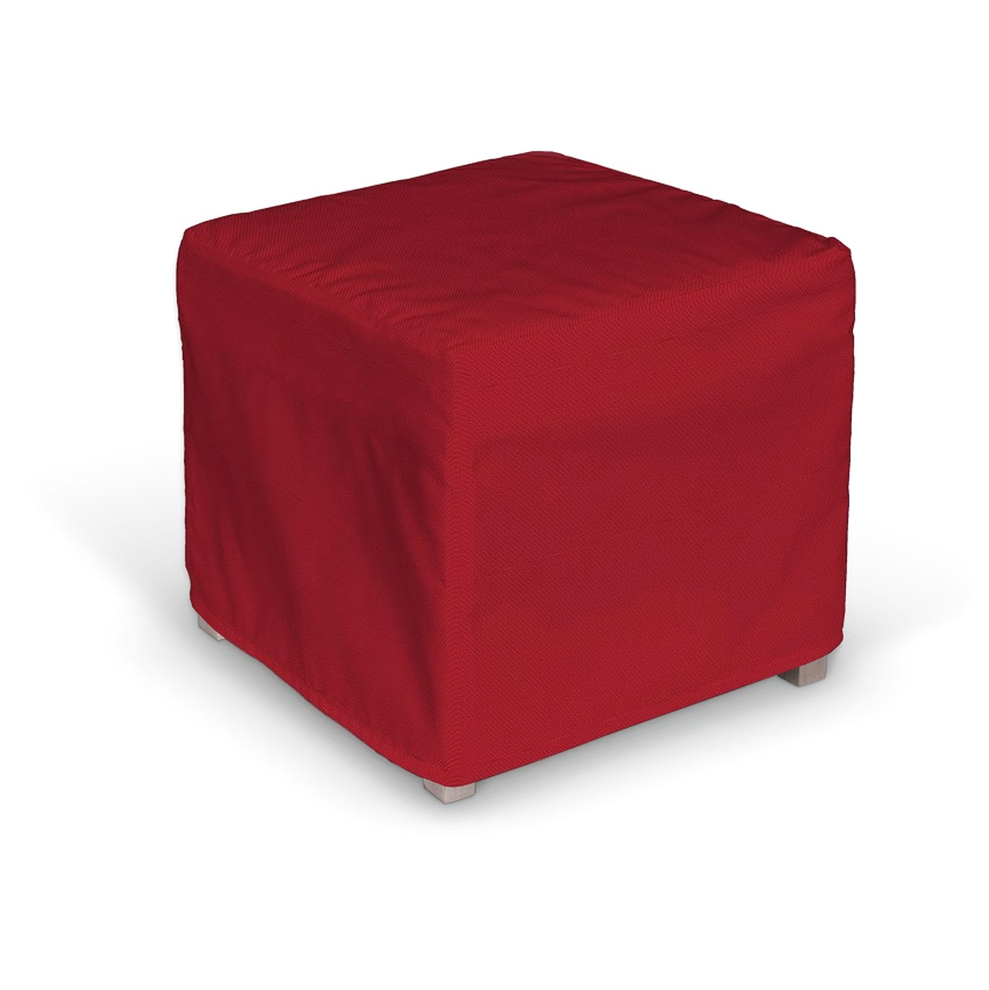 Solsta Pällbo cube cover colour red fabric structured