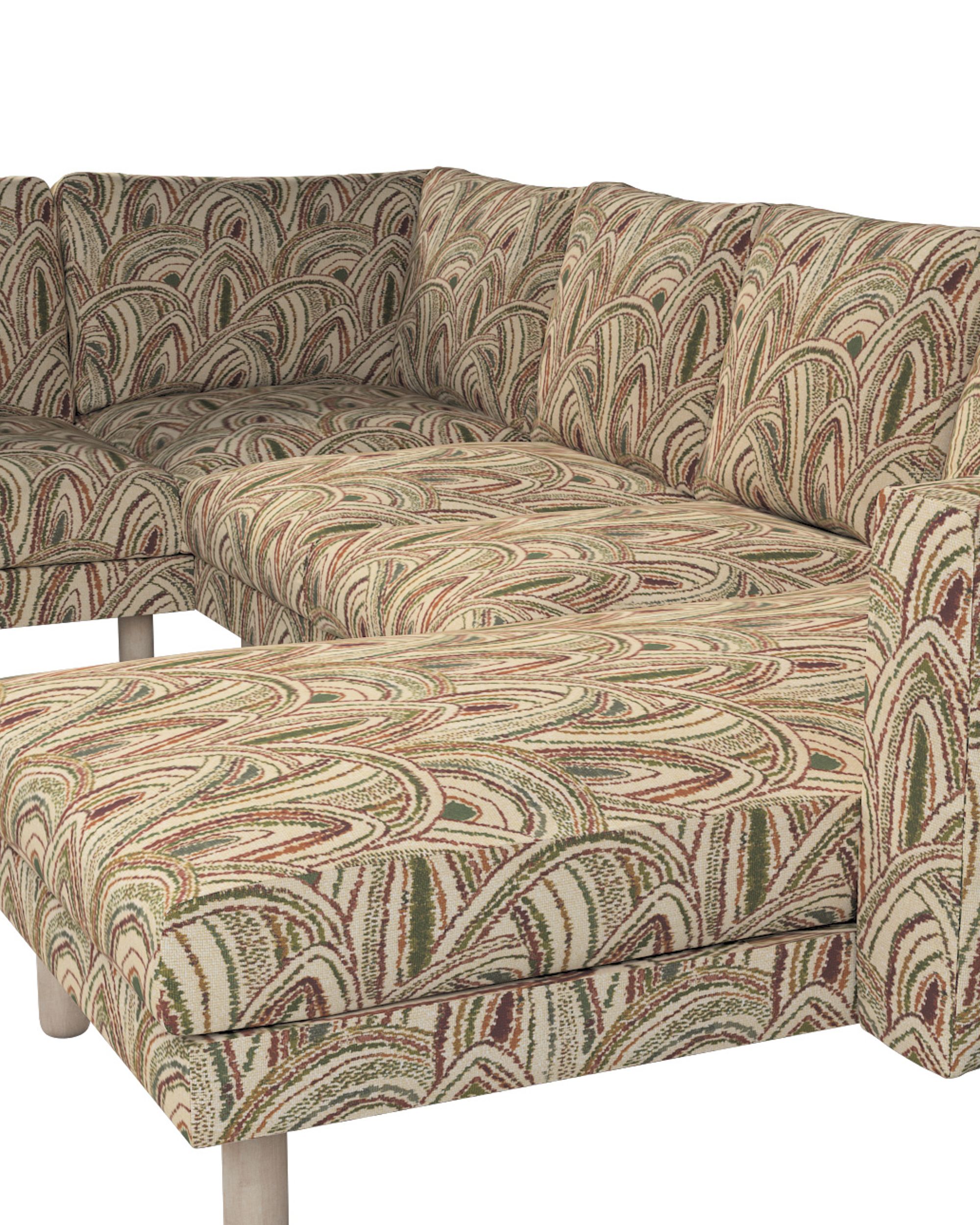 Norsborg 5-seat corner sofa with chaise longue cover colour multicolour fabric structured, patterned (hover)