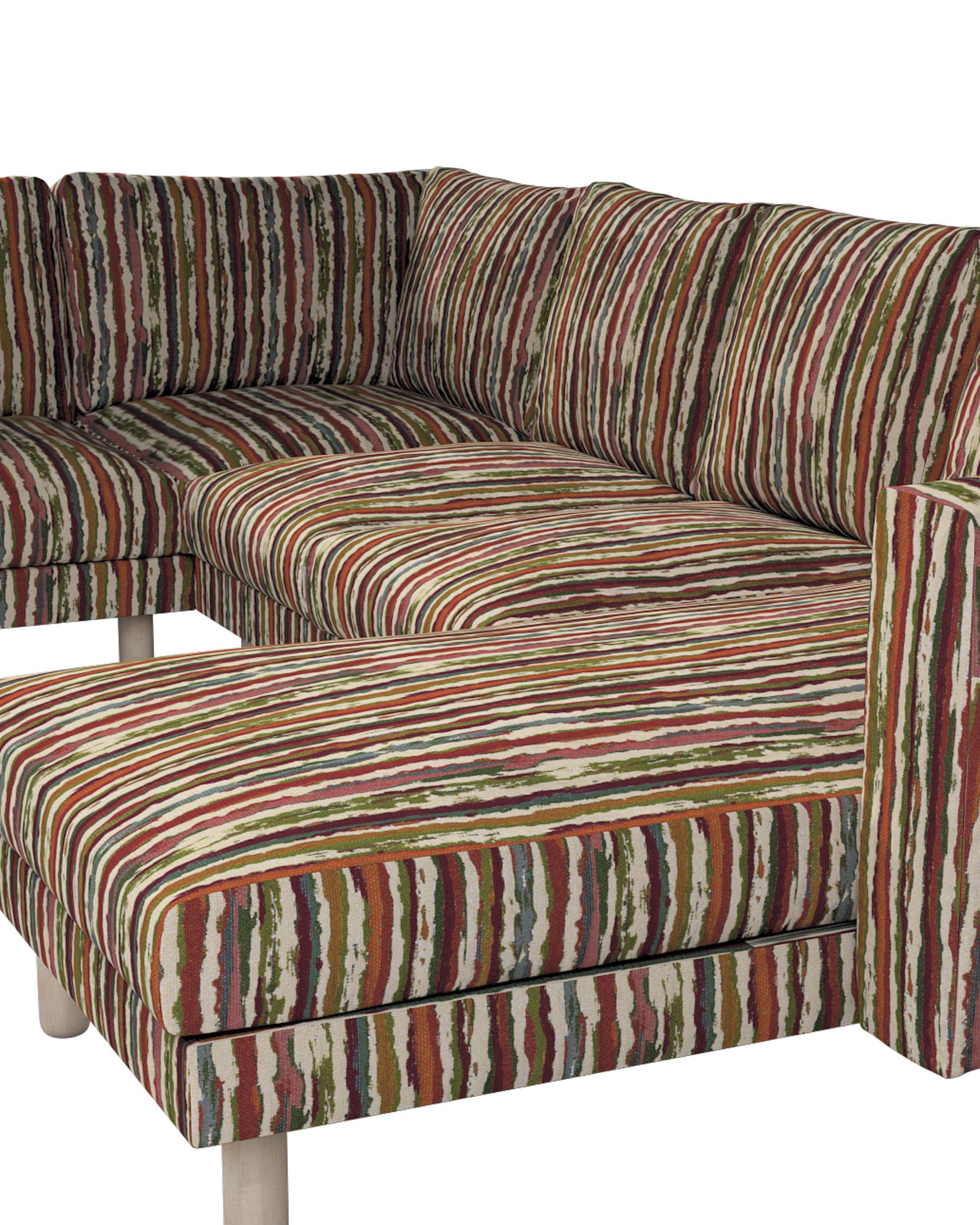Norsborg 5-seat corner sofa with chaise longue cover colour multicolour fabric structured, patterned (hover)