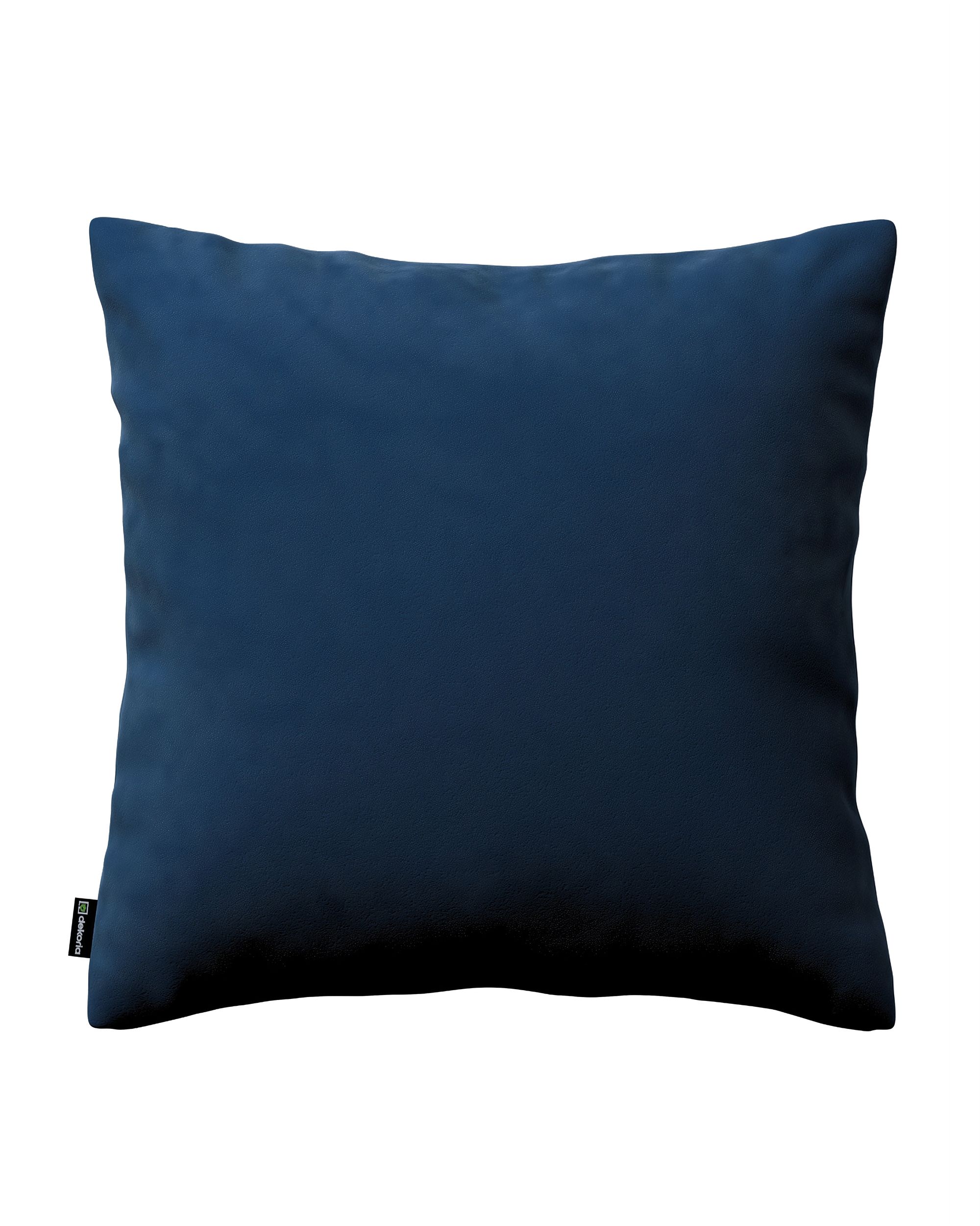 Kinga cushion cover colour navy blue fabric gloss, velvet