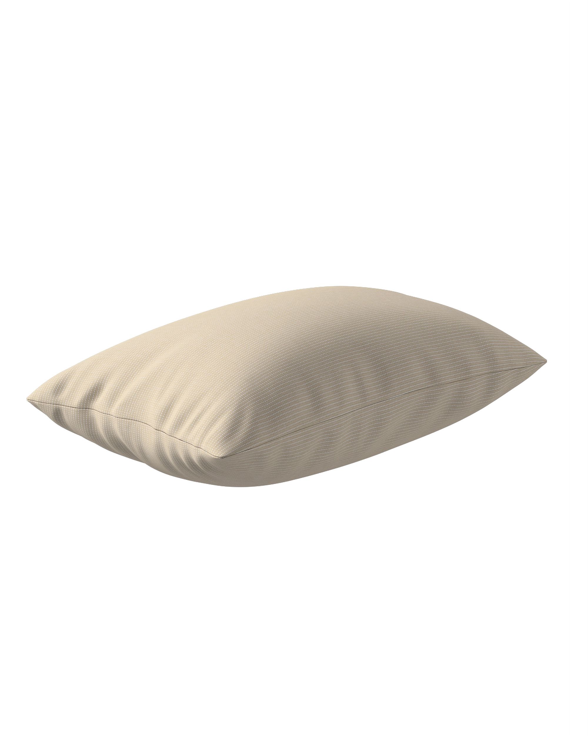 Kinga rectangular cushion cover colour beige fabric outdoor, structured (hover)