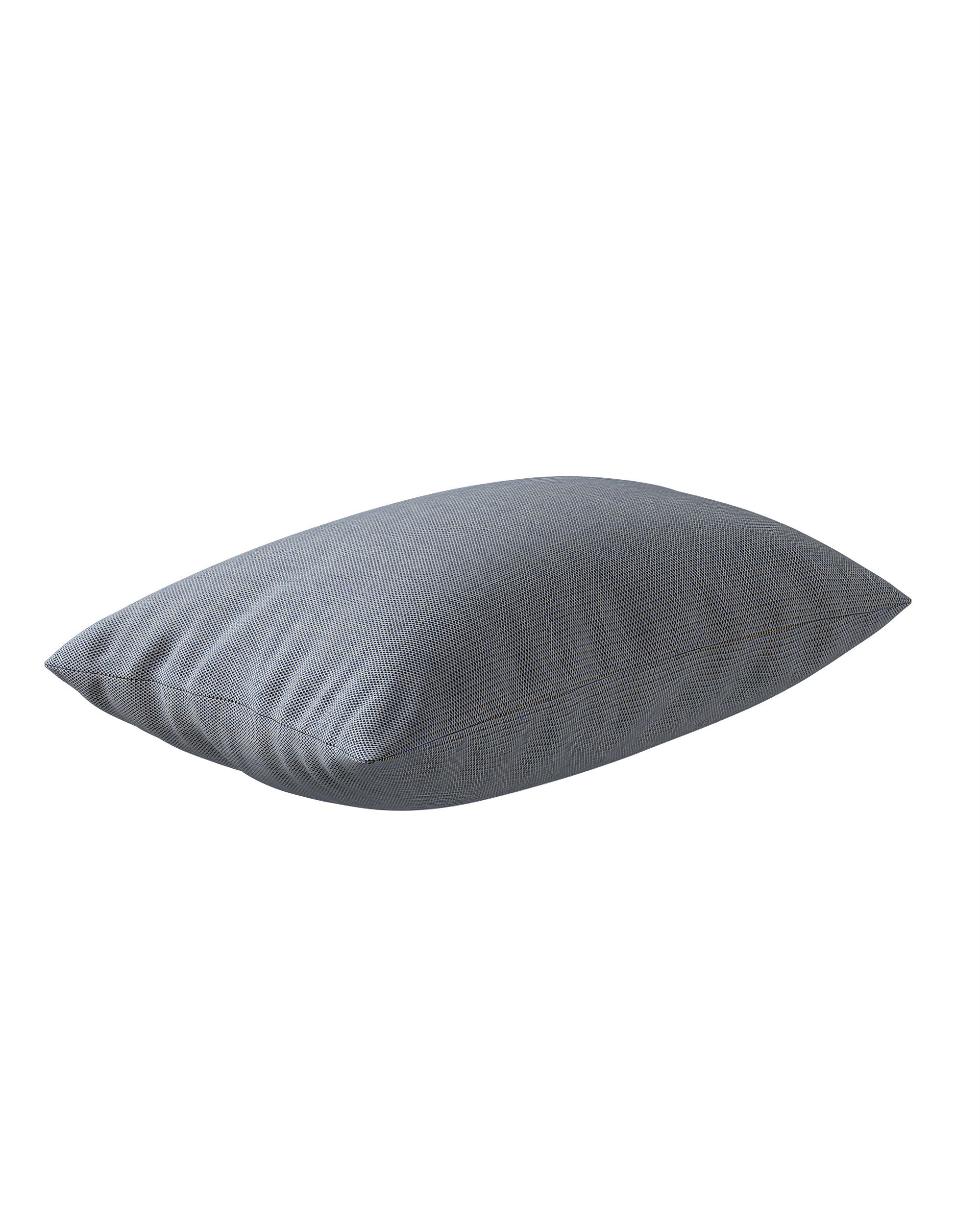 Kinga rectangular cushion cover colour black fabric outdoor, structured (hover)