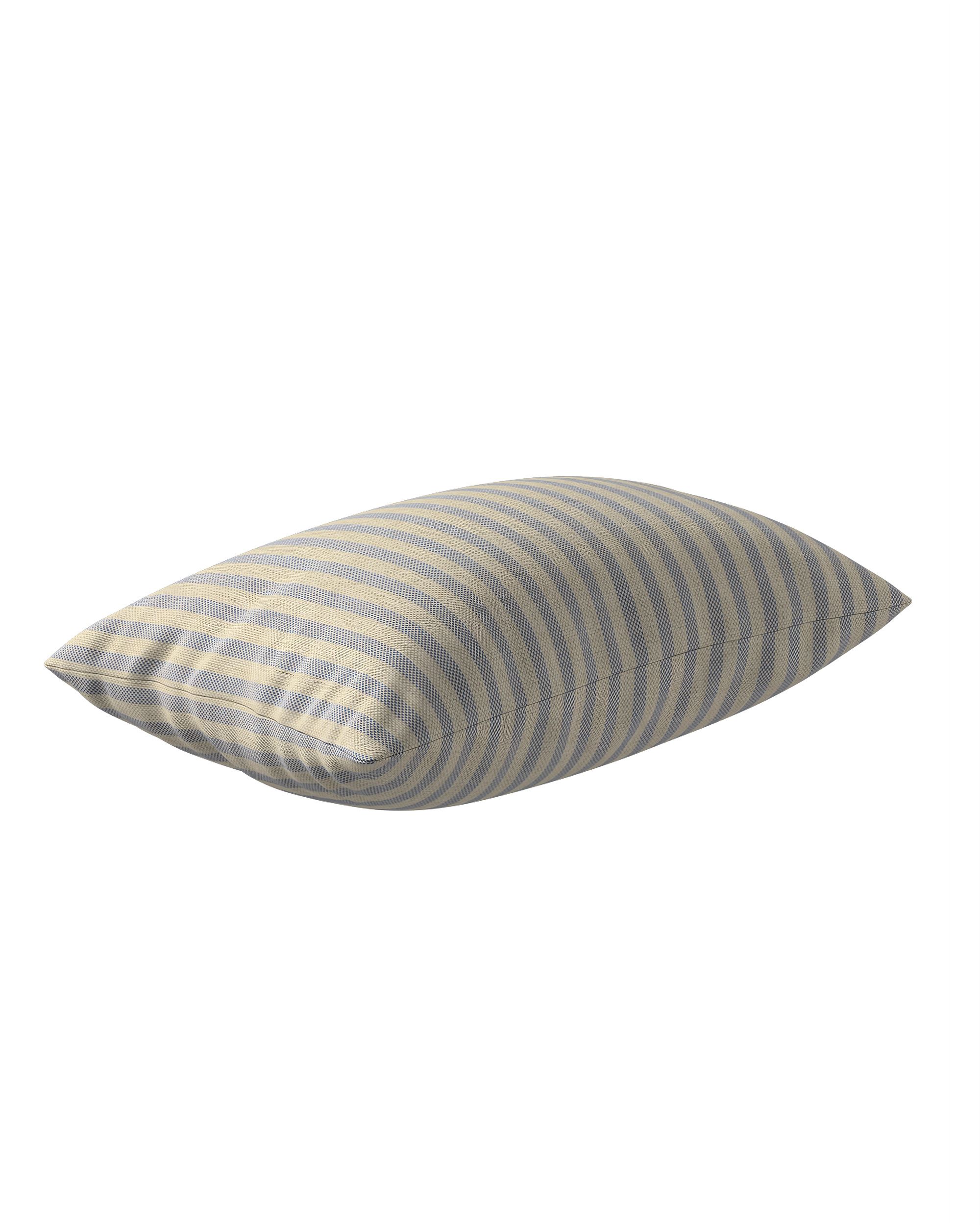 Kinga rectangular cushion cover colour beige fabric outdoor, structured, patterned (hover)
