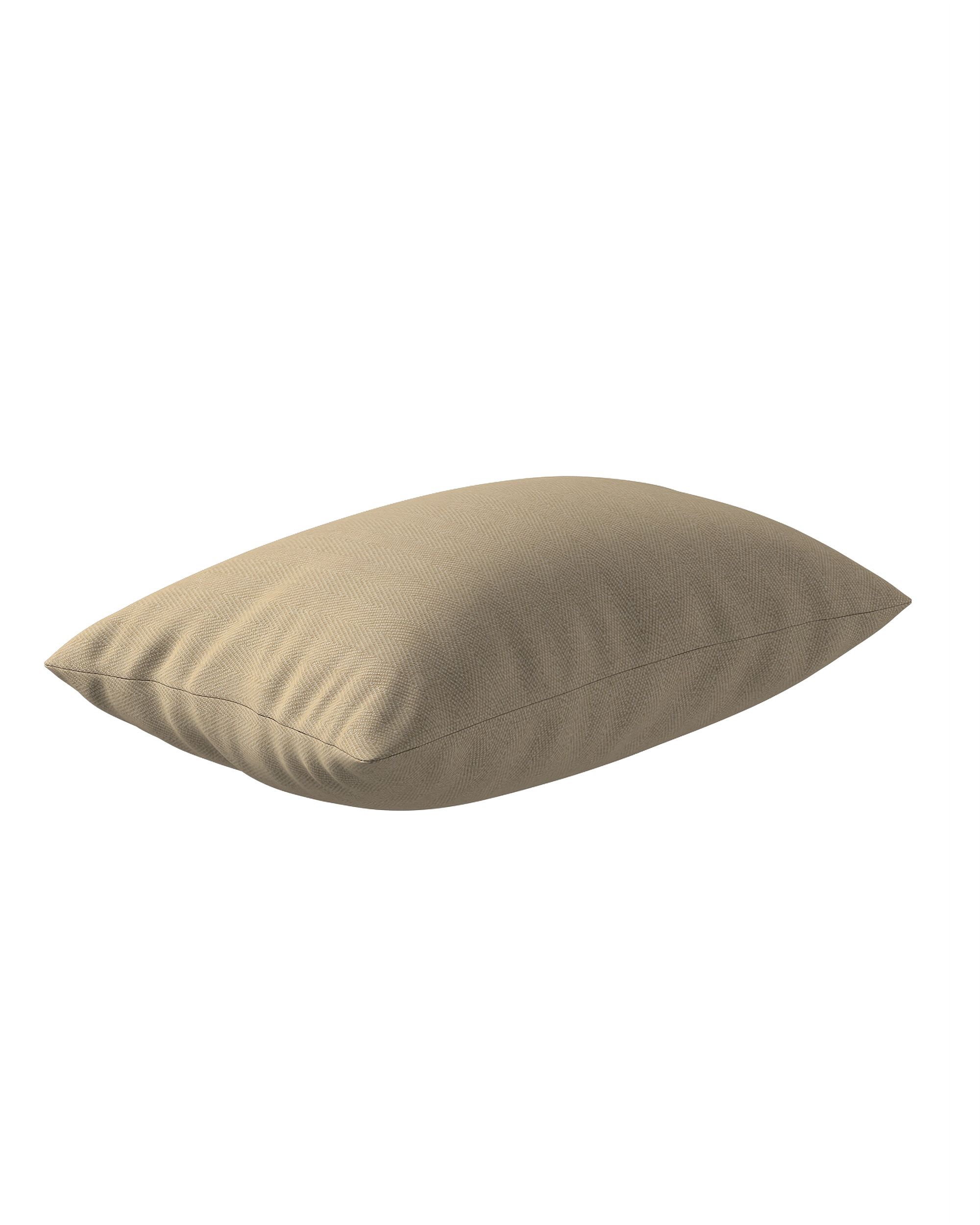 Kinga rectangular cushion cover colour beige fabric outdoor, structured (hover)