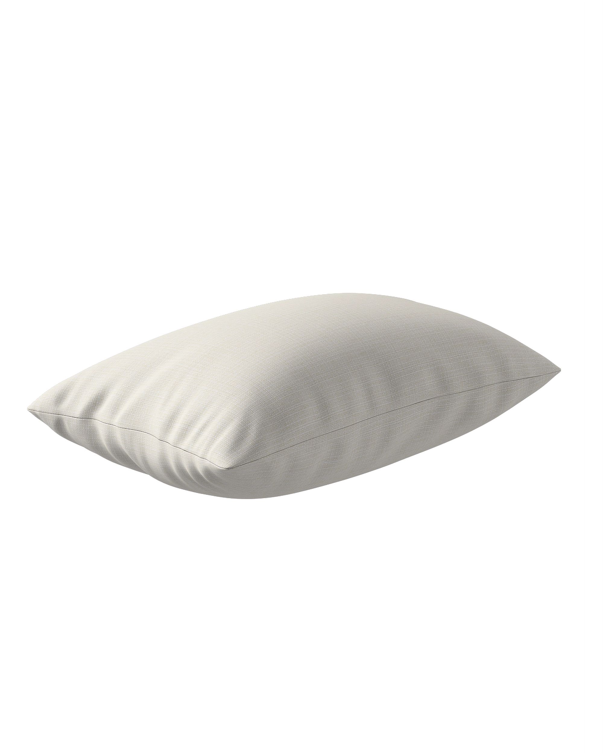 Kinga rectangular cushion cover colour cream fabric outdoor, structured (hover)