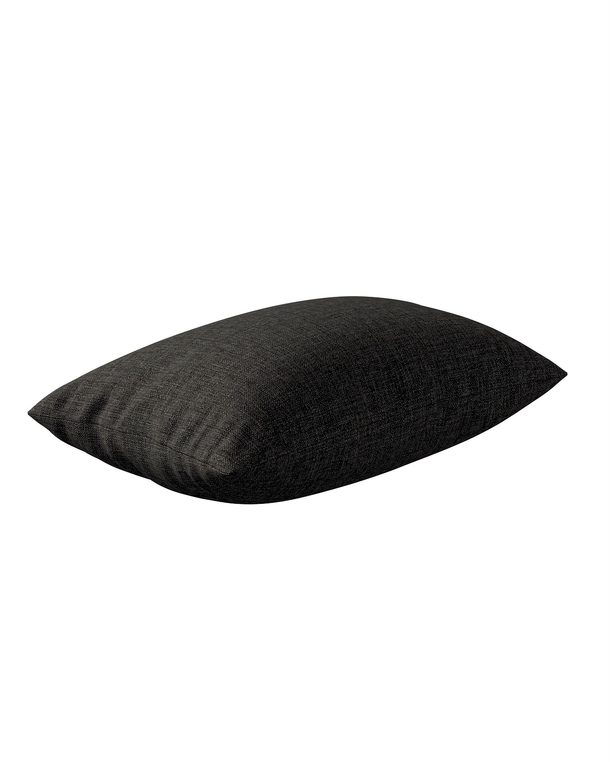 Kinga rectangular cushion cover colour brown fabric outdoor, structured (hover)