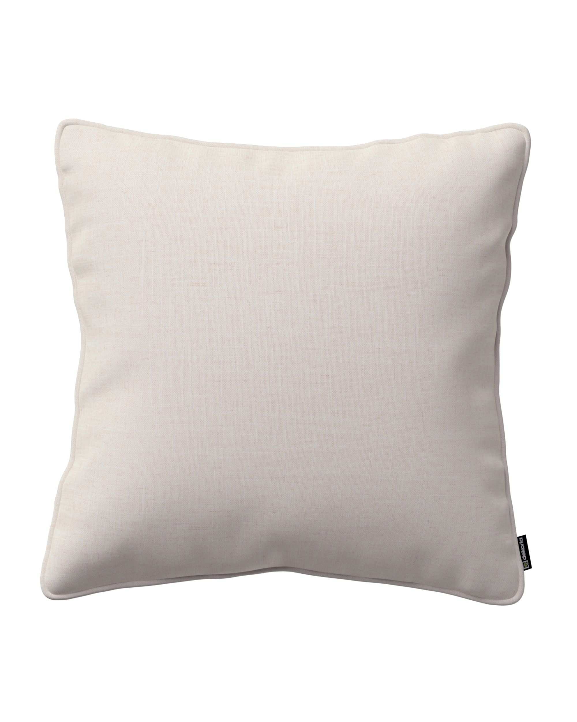 Gabi piped cushion cover colour cream fabric structured