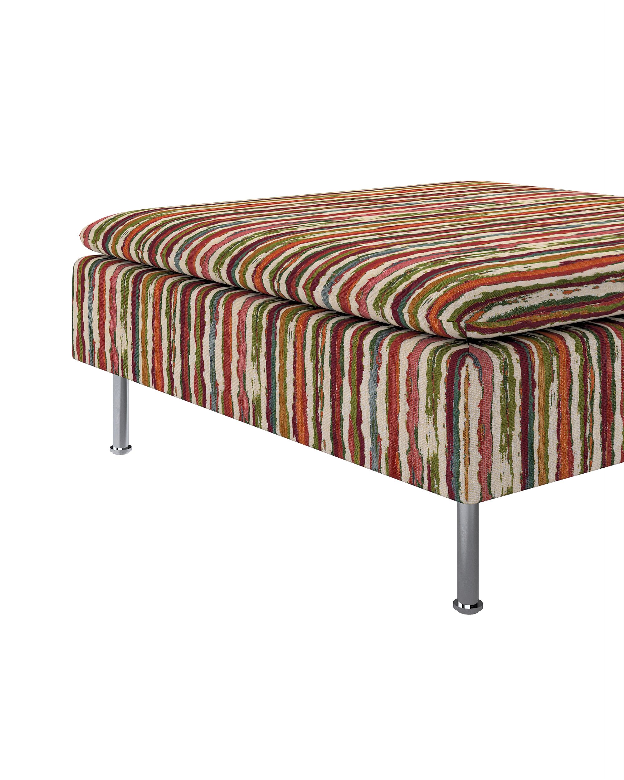 Söderhamn footstool cover colour multicolour fabric structured, patterned (hover)