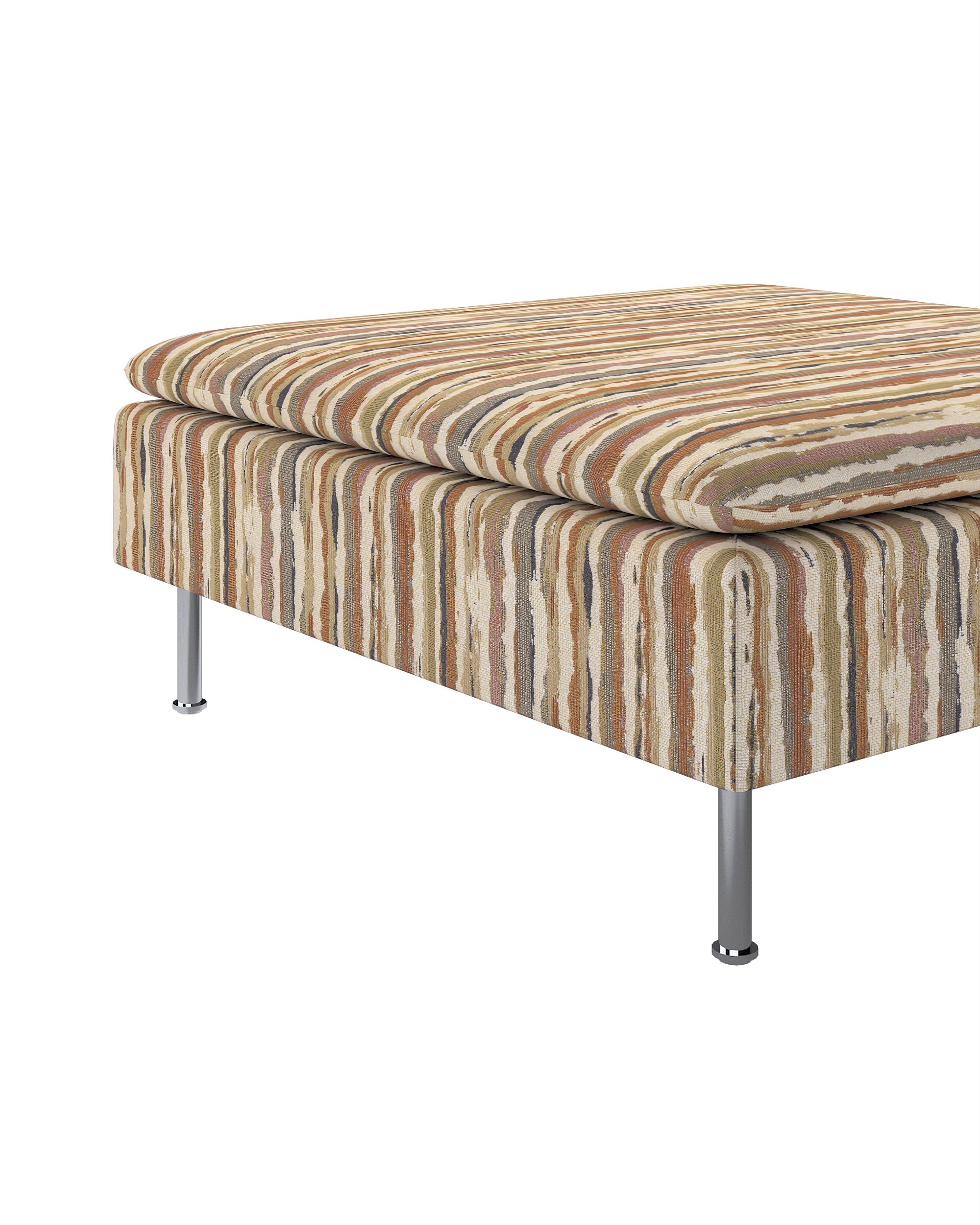 Söderhamn footstool cover colour beige fabric structured, patterned (hover)