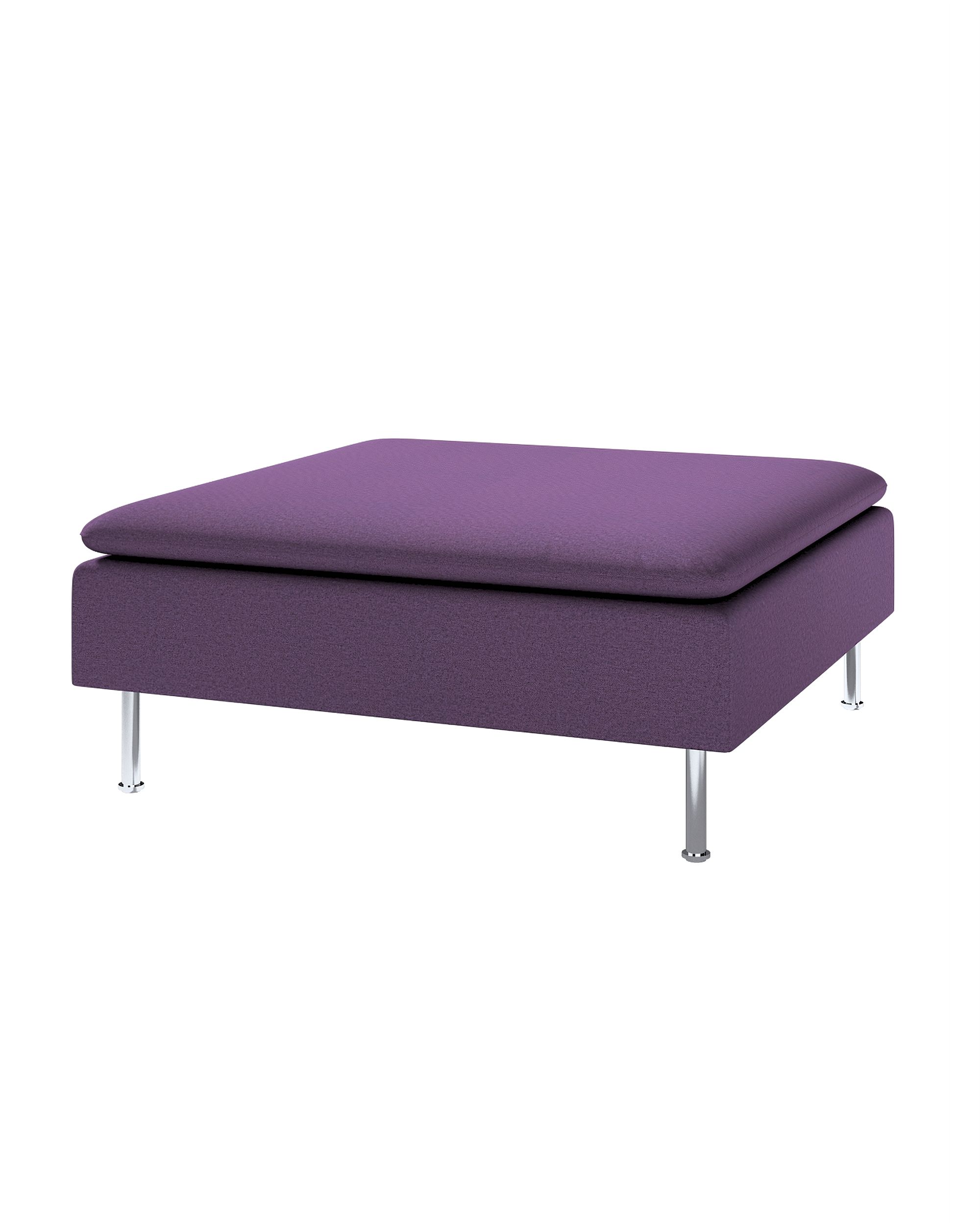 Söderhamn footstool cover colour purple fabric structured