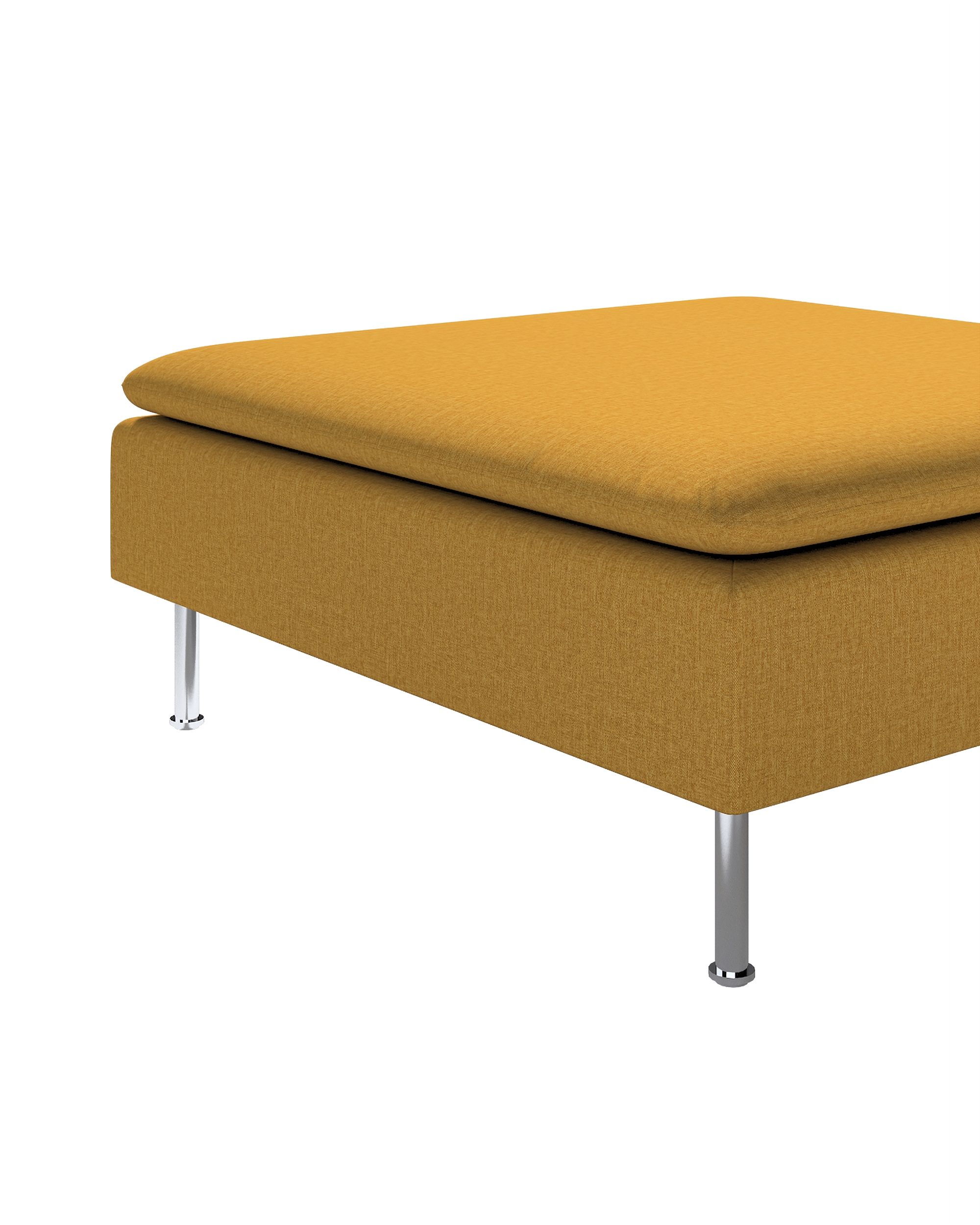 Söderhamn footstool cover colour yellow fabric structured (hover)