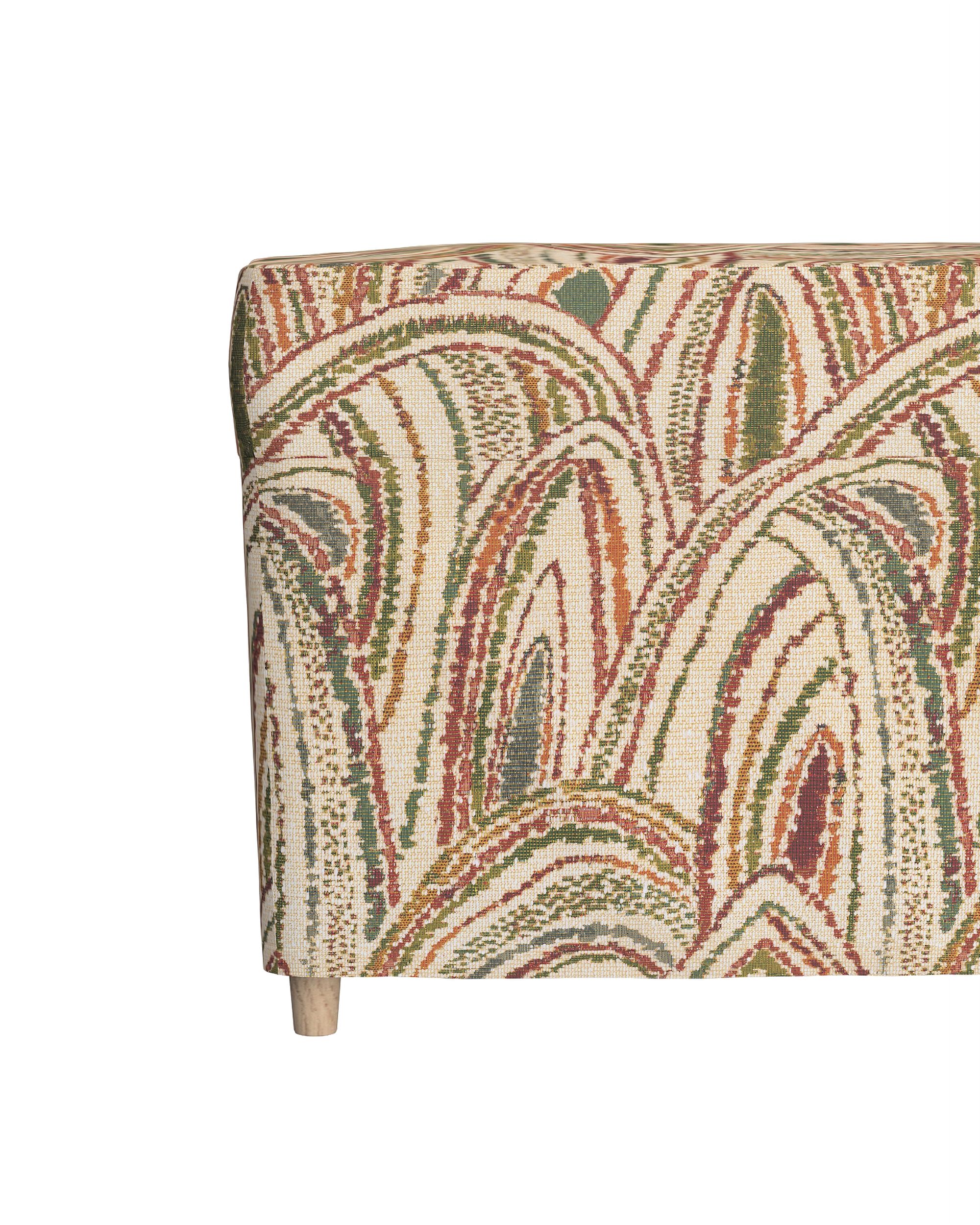 Strandmon footstool cover colour multicolour fabric structured, patterned (hover)