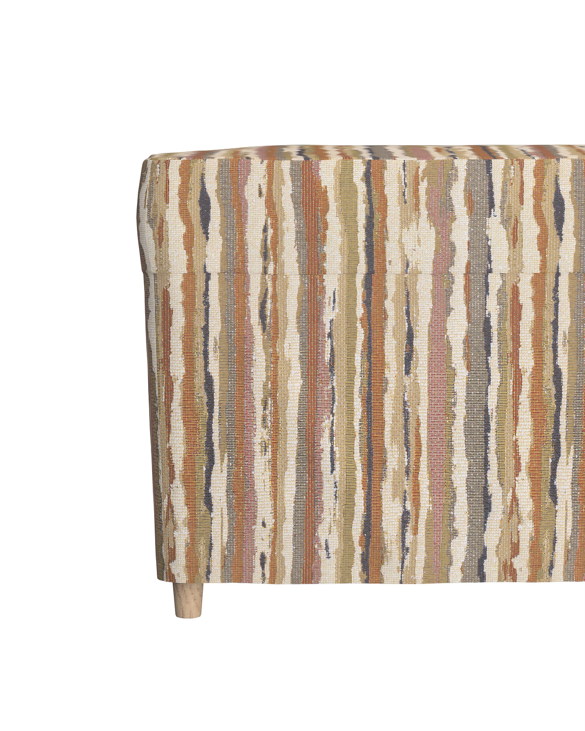 Strandmon footstool cover colour beige fabric structured, patterned (hover)