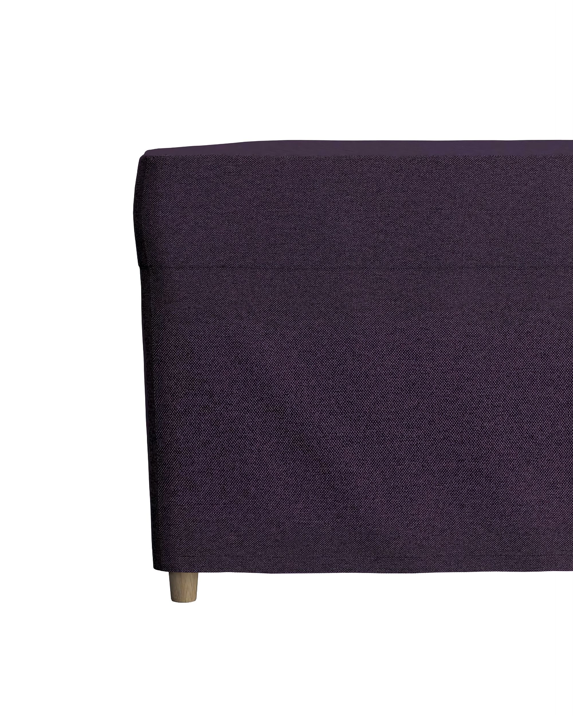 Strandmon footstool cover colour purple fabric structured (hover)