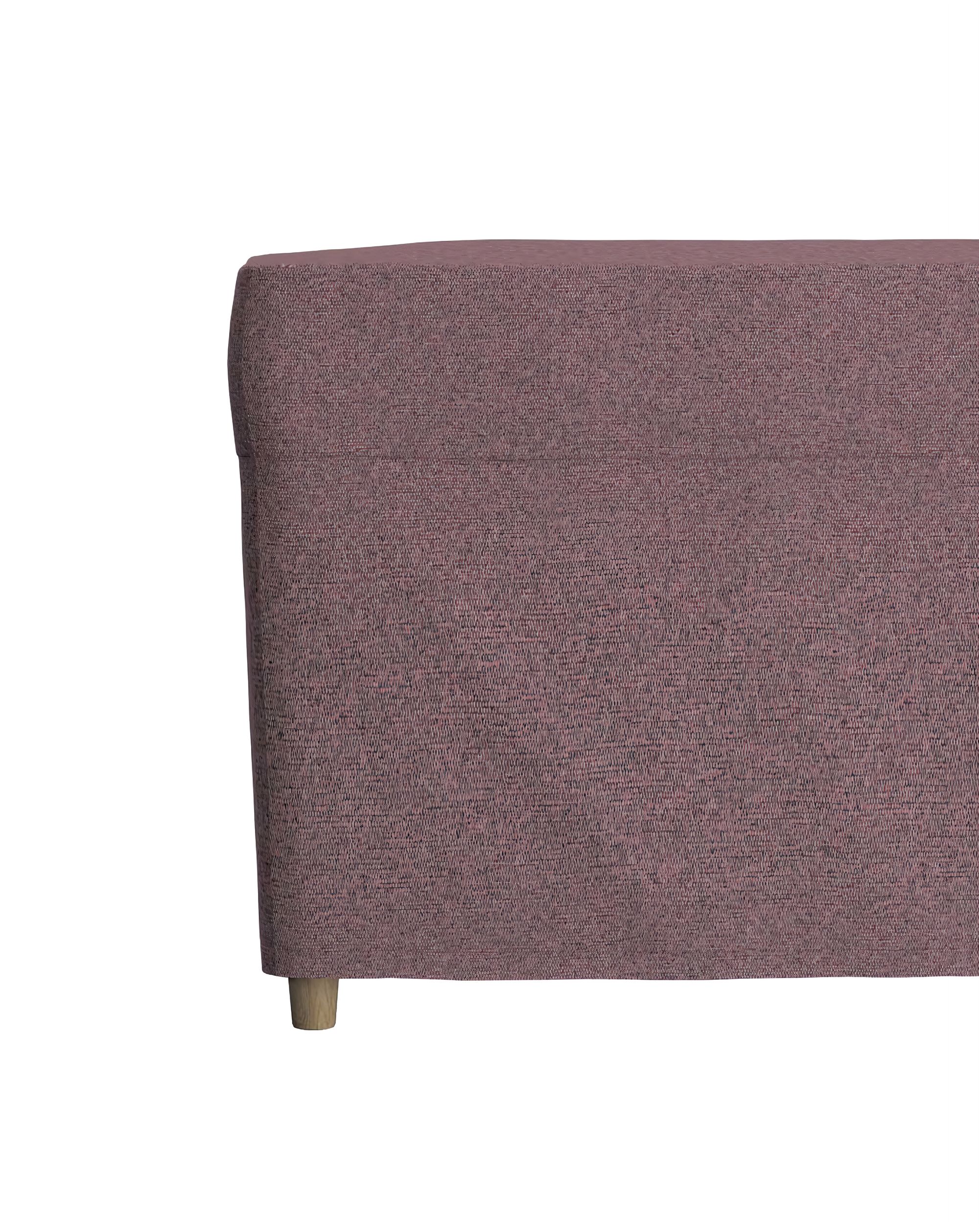 Strandmon footstool cover colour pink fabric structured (hover)