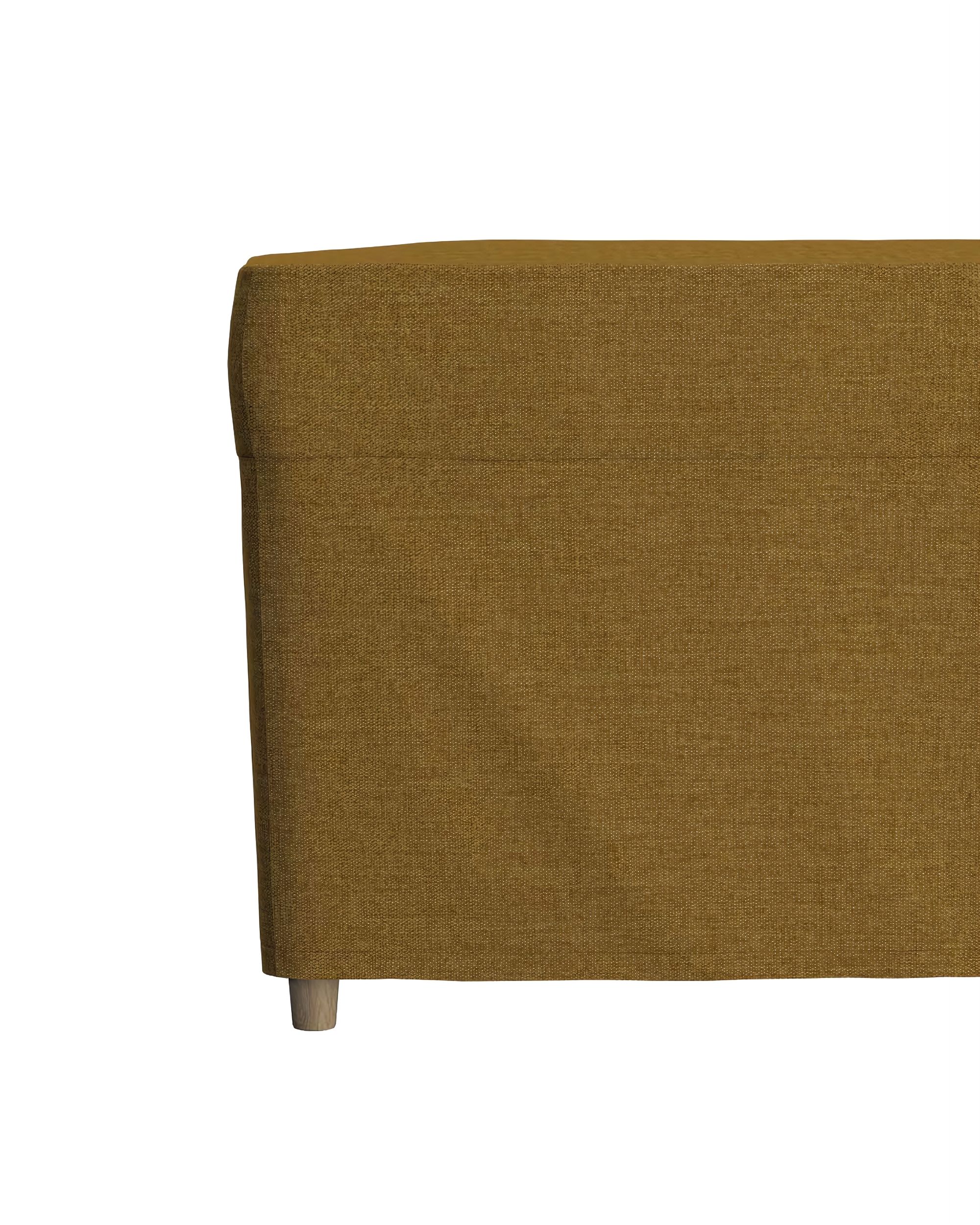 Strandmon footstool cover colour yellow fabric structured (hover)