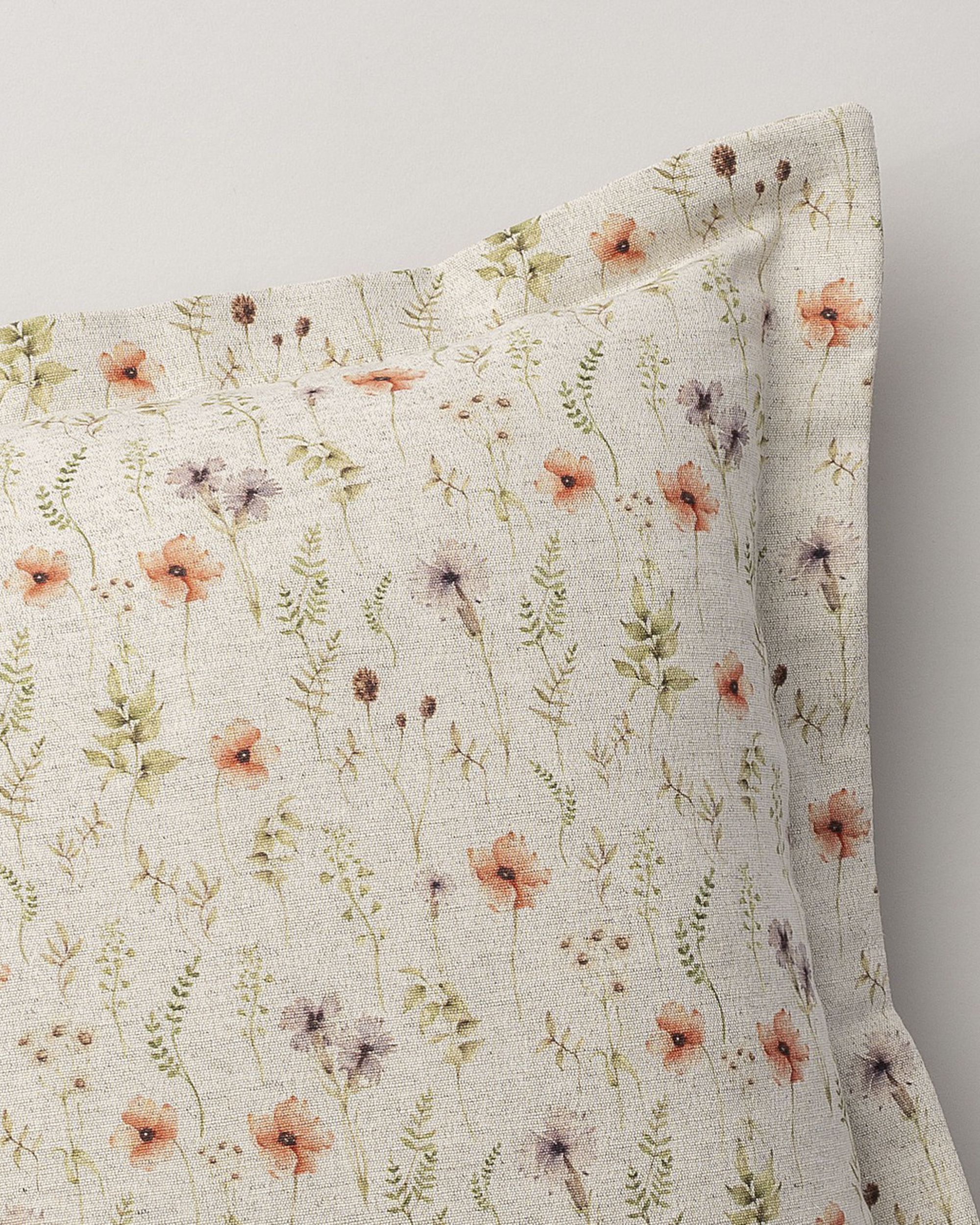 Mona cushion cover with border colour multicolour fabric structured, patterned