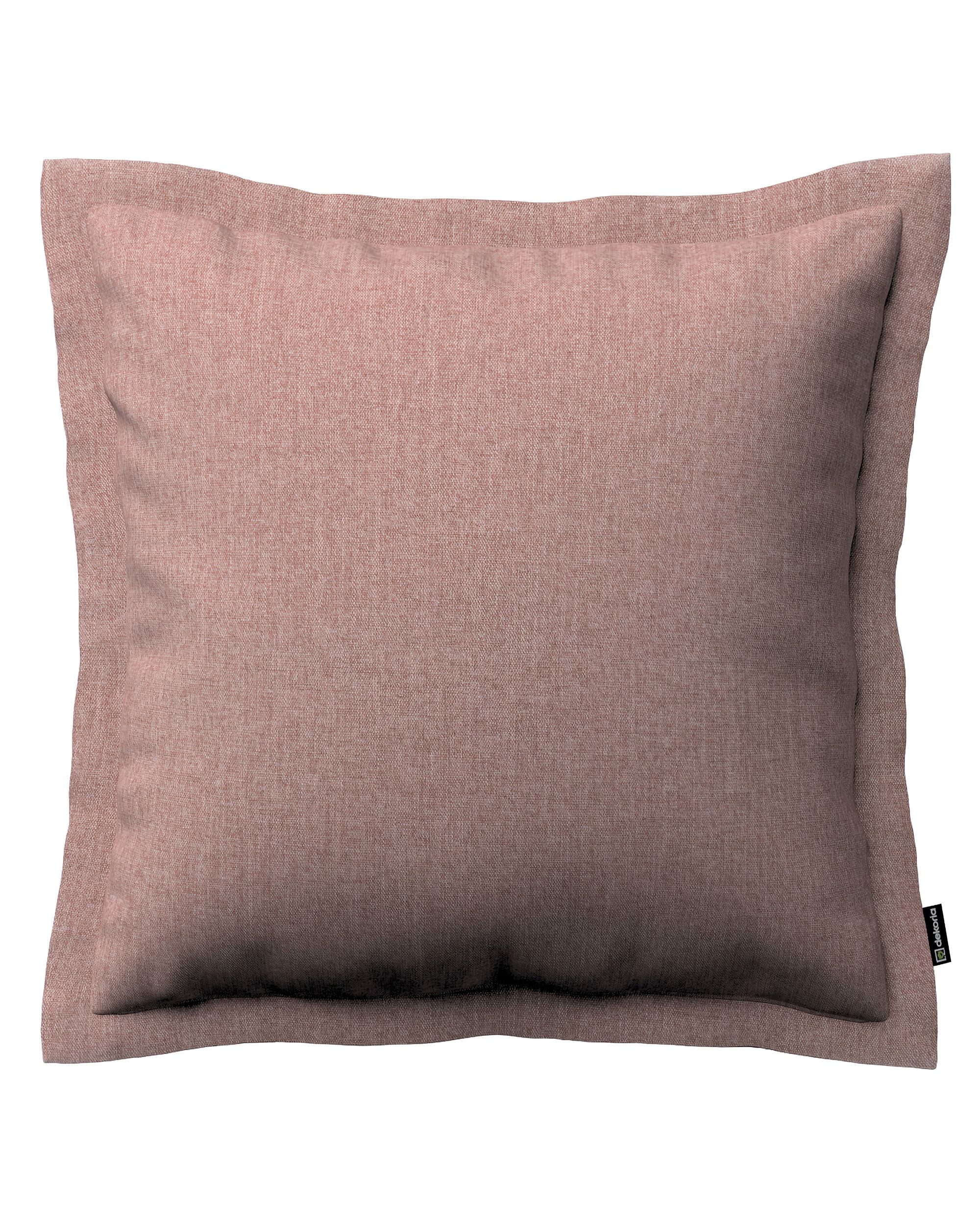 Mona cushion cover with border colour pink fabric structured