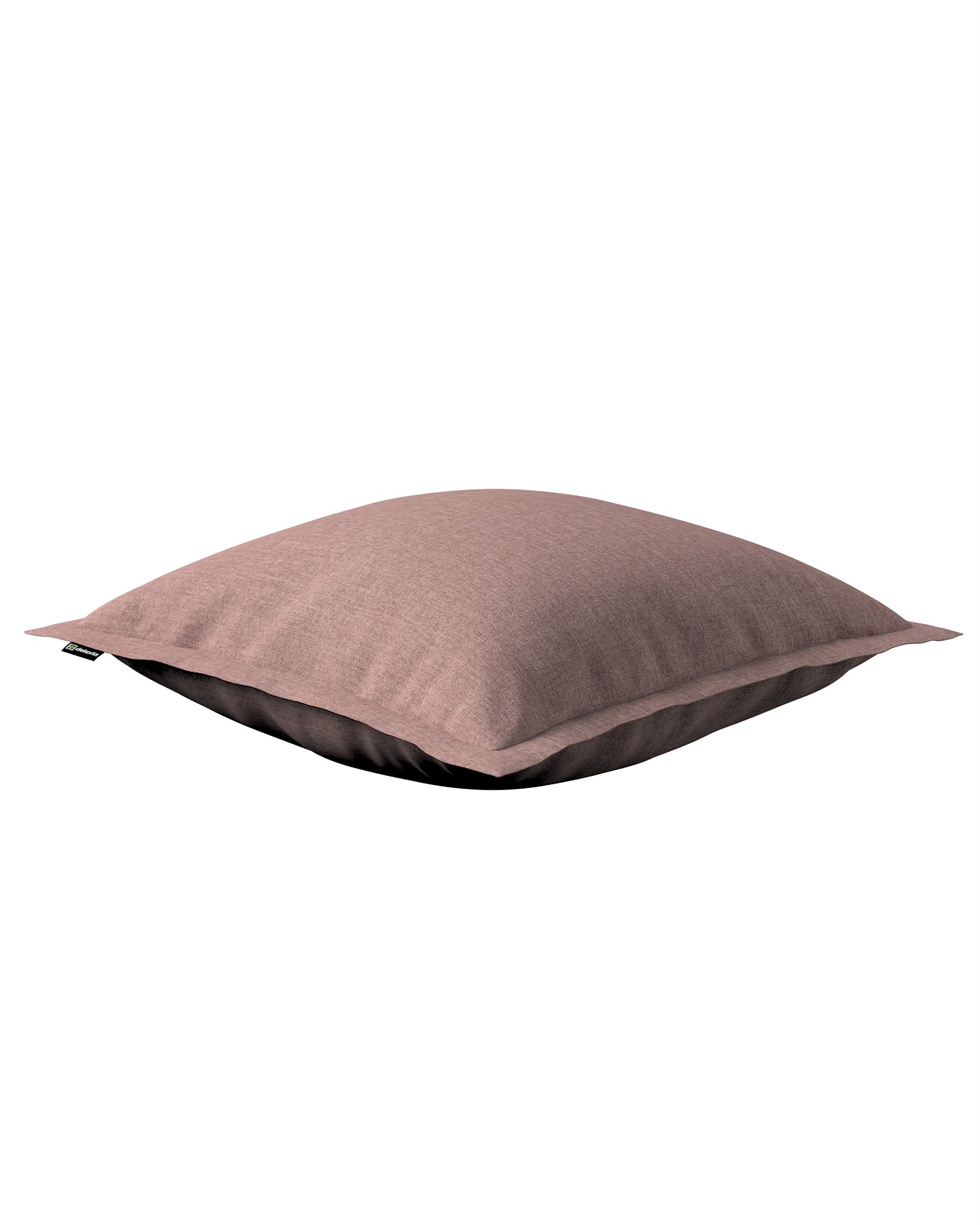 Mona cushion cover with border colour pink fabric structured (hover)