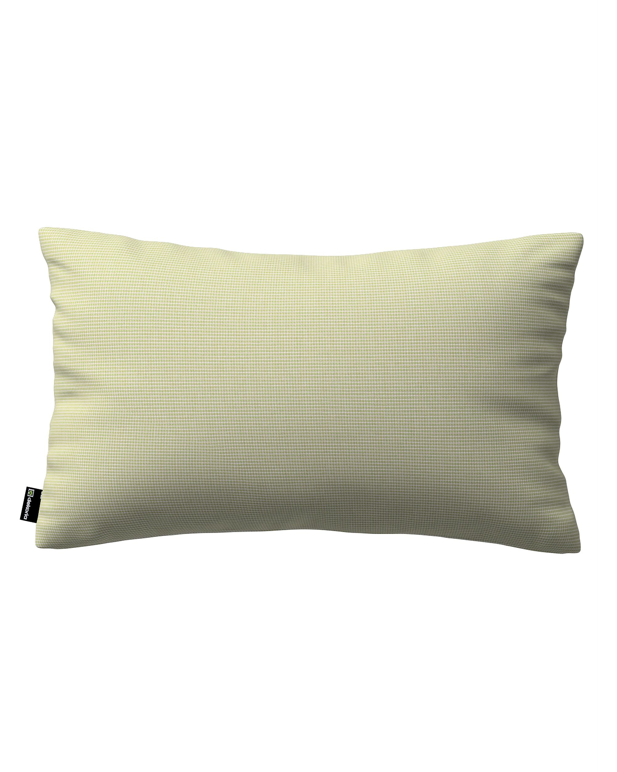 Kinga rectangular cushion cover colour green fabric outdoor, structured