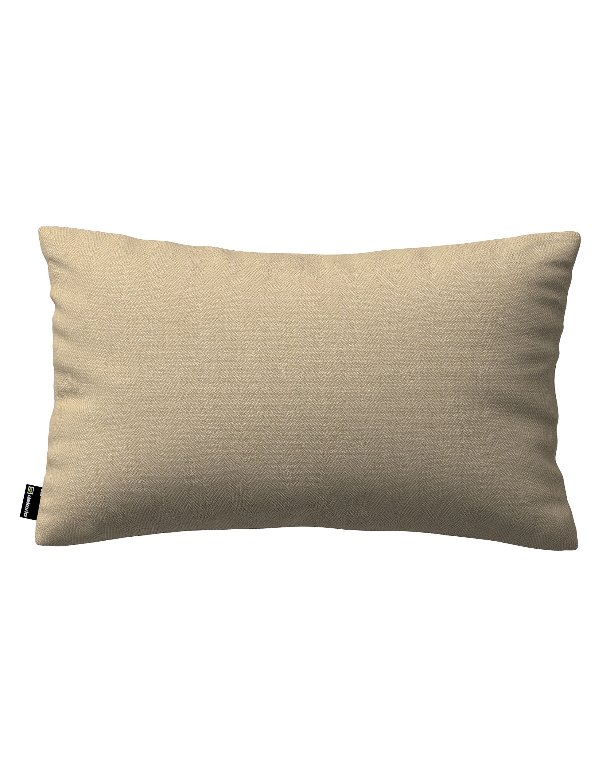 Kinga rectangular cushion cover colour beige fabric outdoor, structured