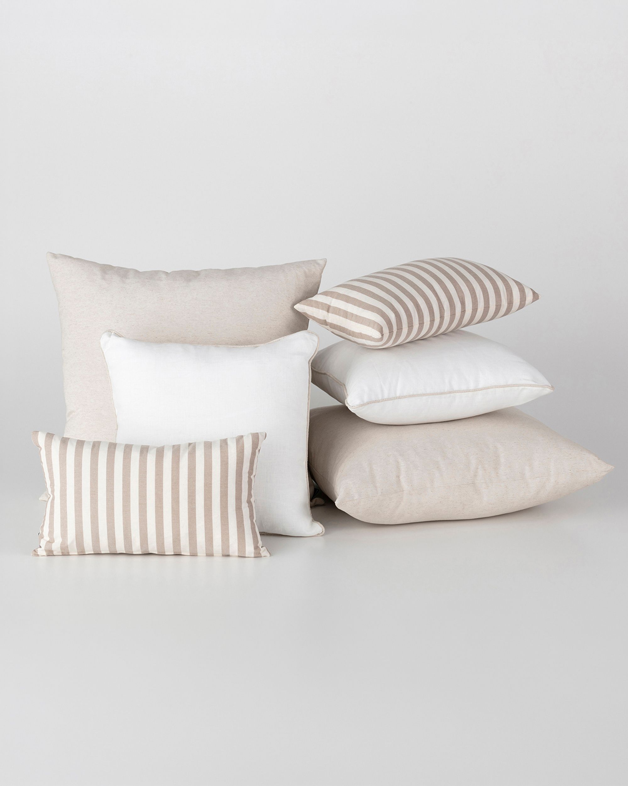 Cushions set of 6, Classic Stripes