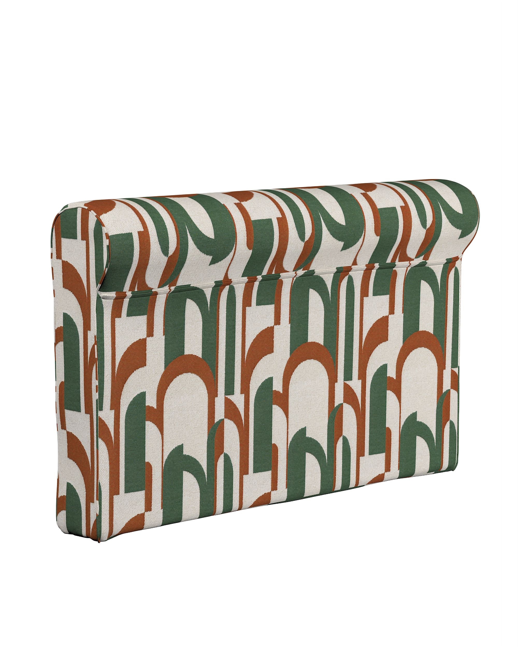Grönlid armrest cover colour green fabric structured, patterned