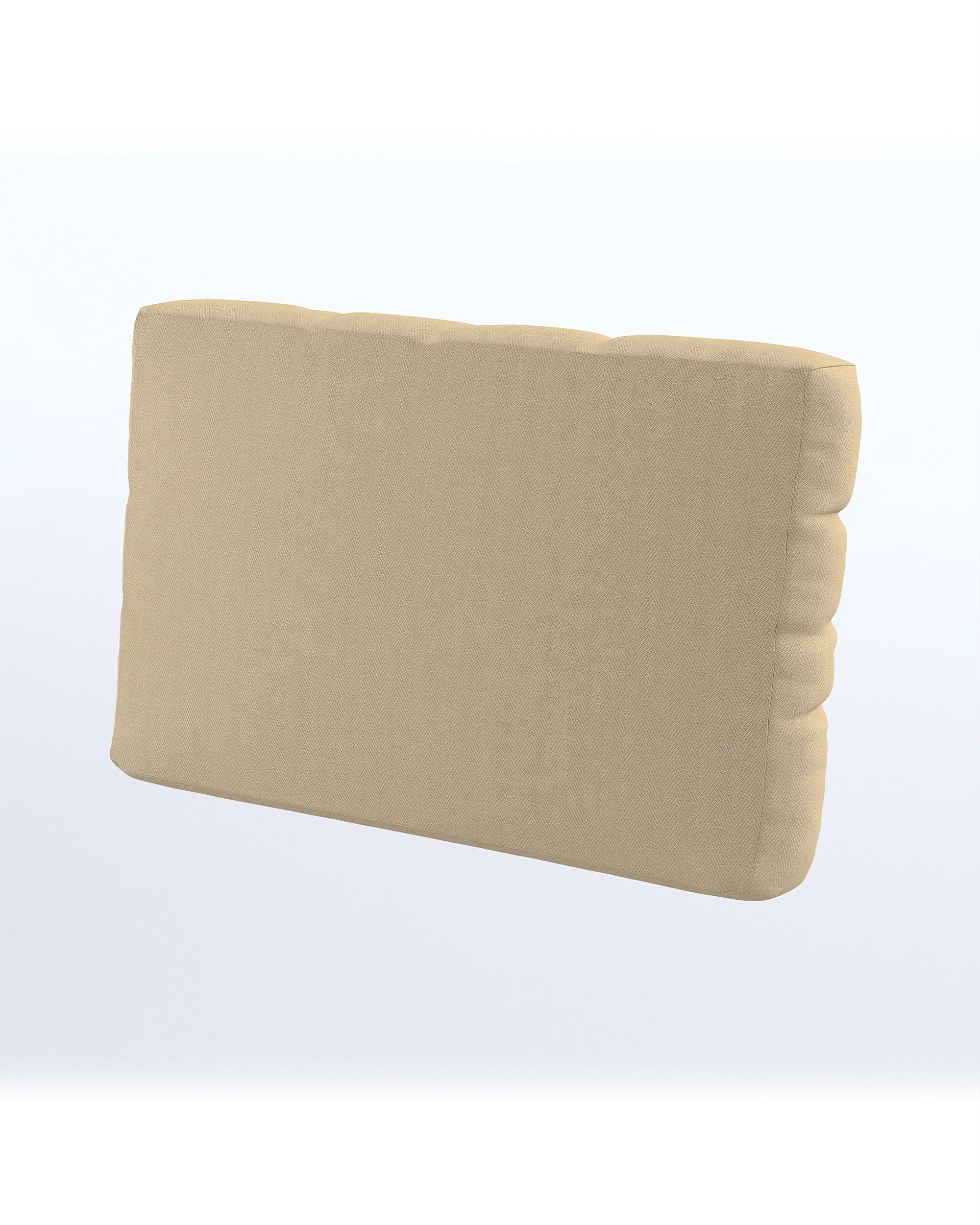 Duvholmen backrest cushion cover 62x44cm (BONDHOLMEN, SOLLERÖN, NÄMMARÖ, SEGERÖN) colour beige fabric outdoor, structured