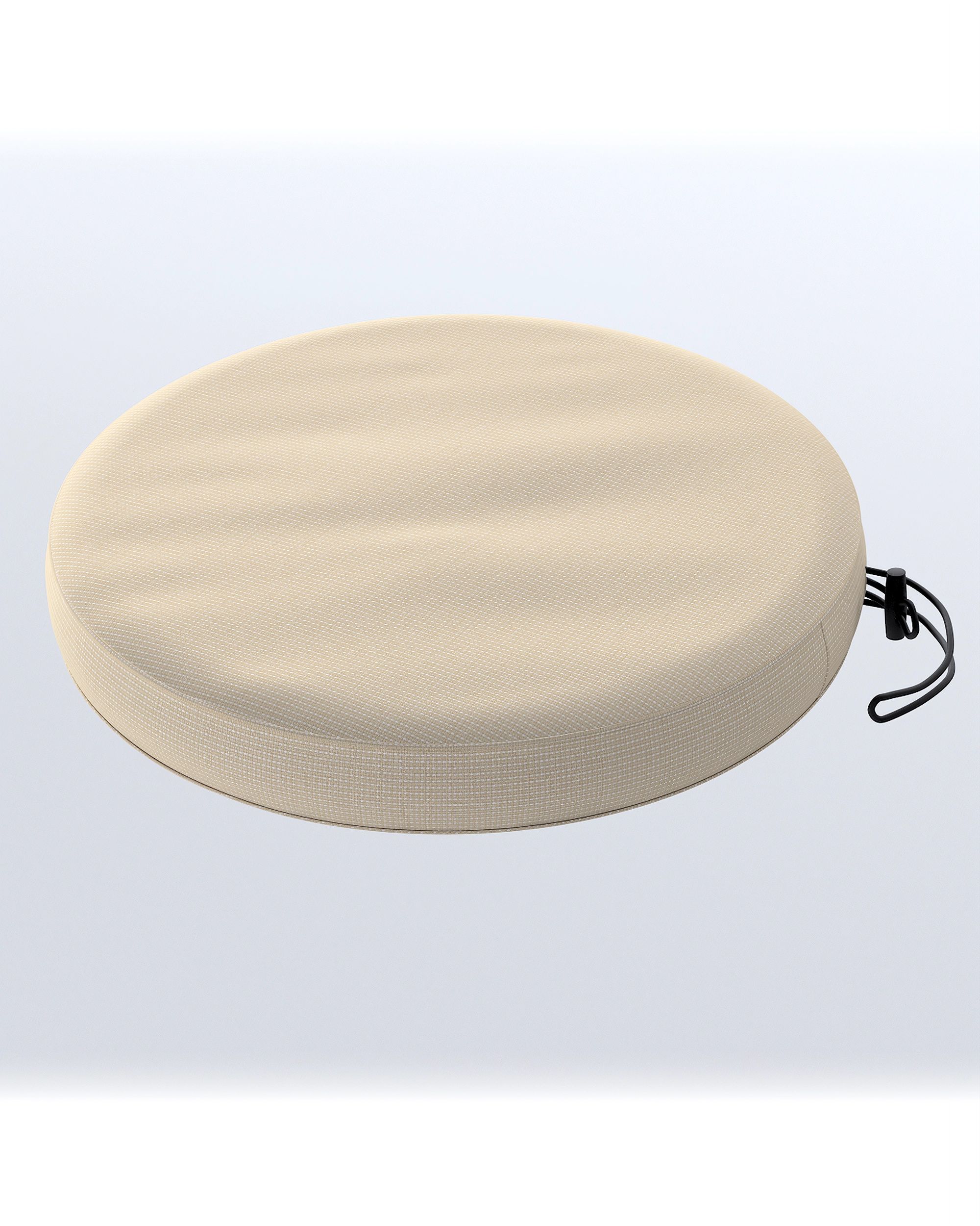 Duvholmen seat cover ⌀35 (SJÄLLAND, LÄCKÖ, NÄMMARÖ, ASKHOLMEN, TÄRNÖ) colour beige fabric outdoor, structured