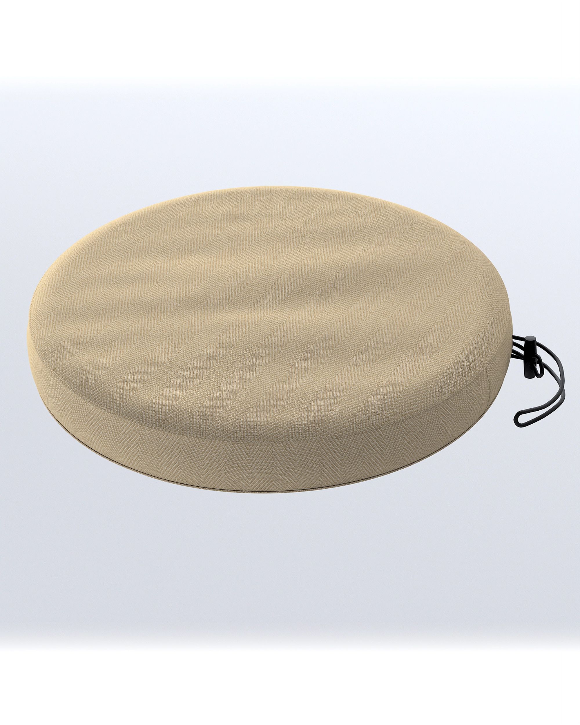 Duvholmen seat cover ⌀35 (SJÄLLAND, LÄCKÖ, NÄMMARÖ, ASKHOLMEN, TÄRNÖ) colour beige fabric outdoor, structured