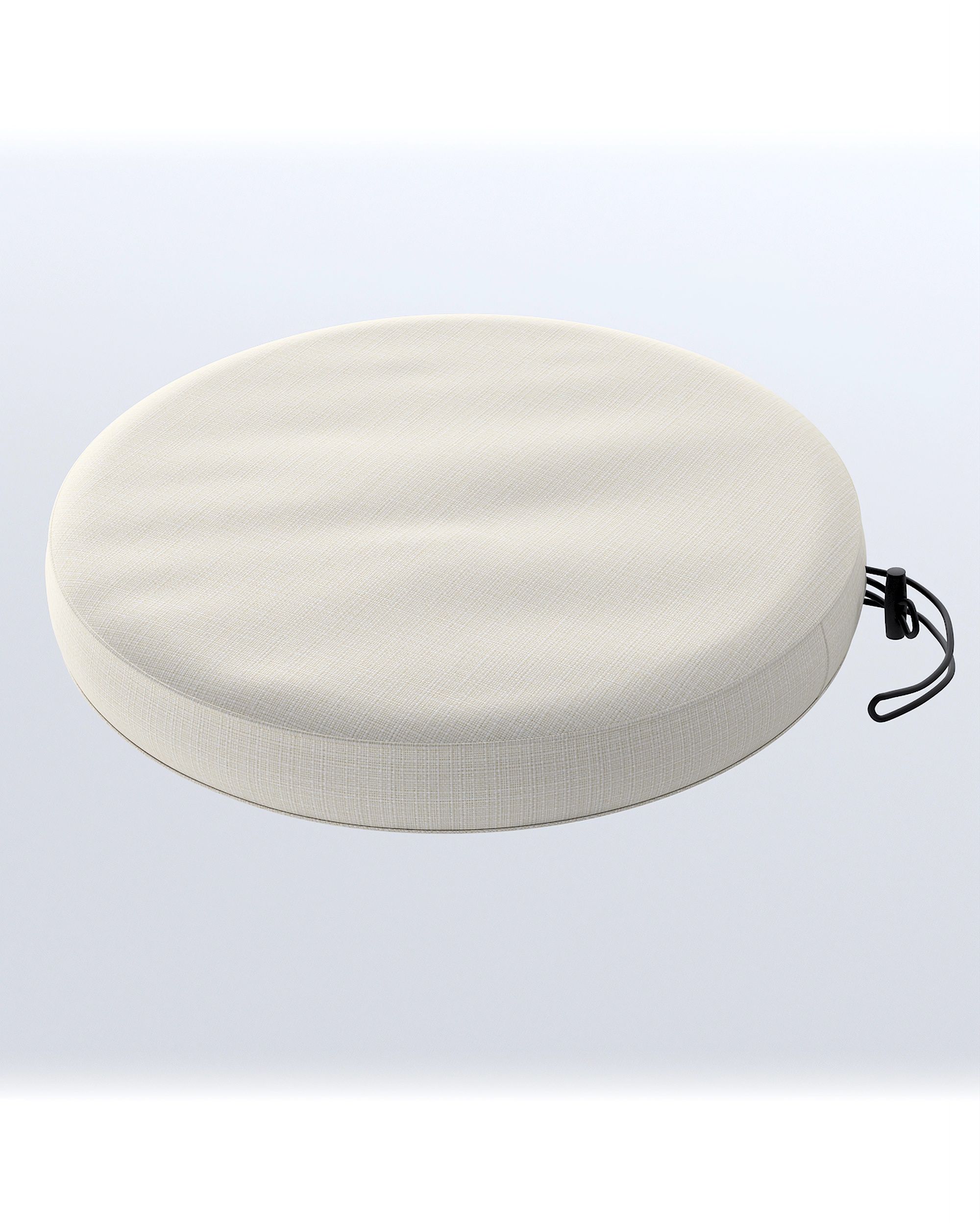 Duvholmen seat cover ⌀35 (SJÄLLAND, LÄCKÖ, NÄMMARÖ, ASKHOLMEN, TÄRNÖ) colour cream fabric outdoor, structured
