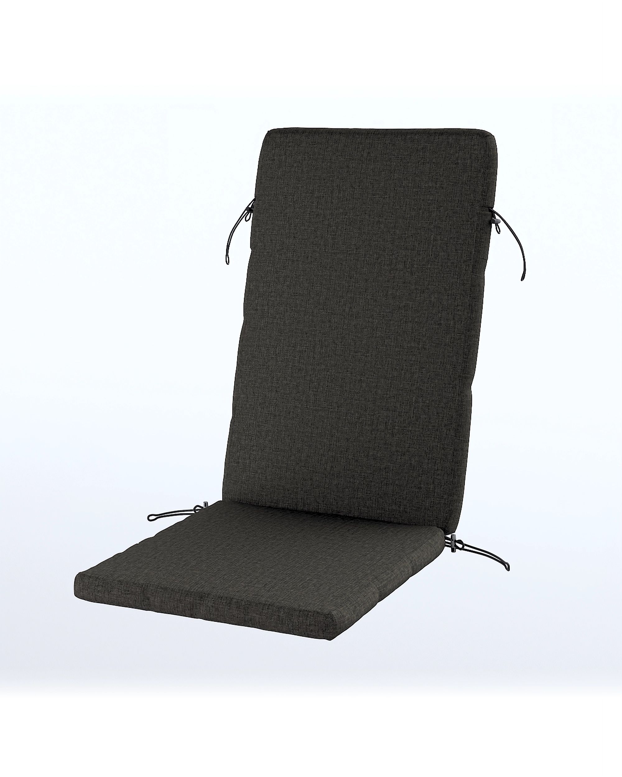 Duvholmen chair cushion cover 116x45cm (BONDHOLMEN, NÄMMARÖ, SJÄLLAND) colour brown fabric outdoor, structured