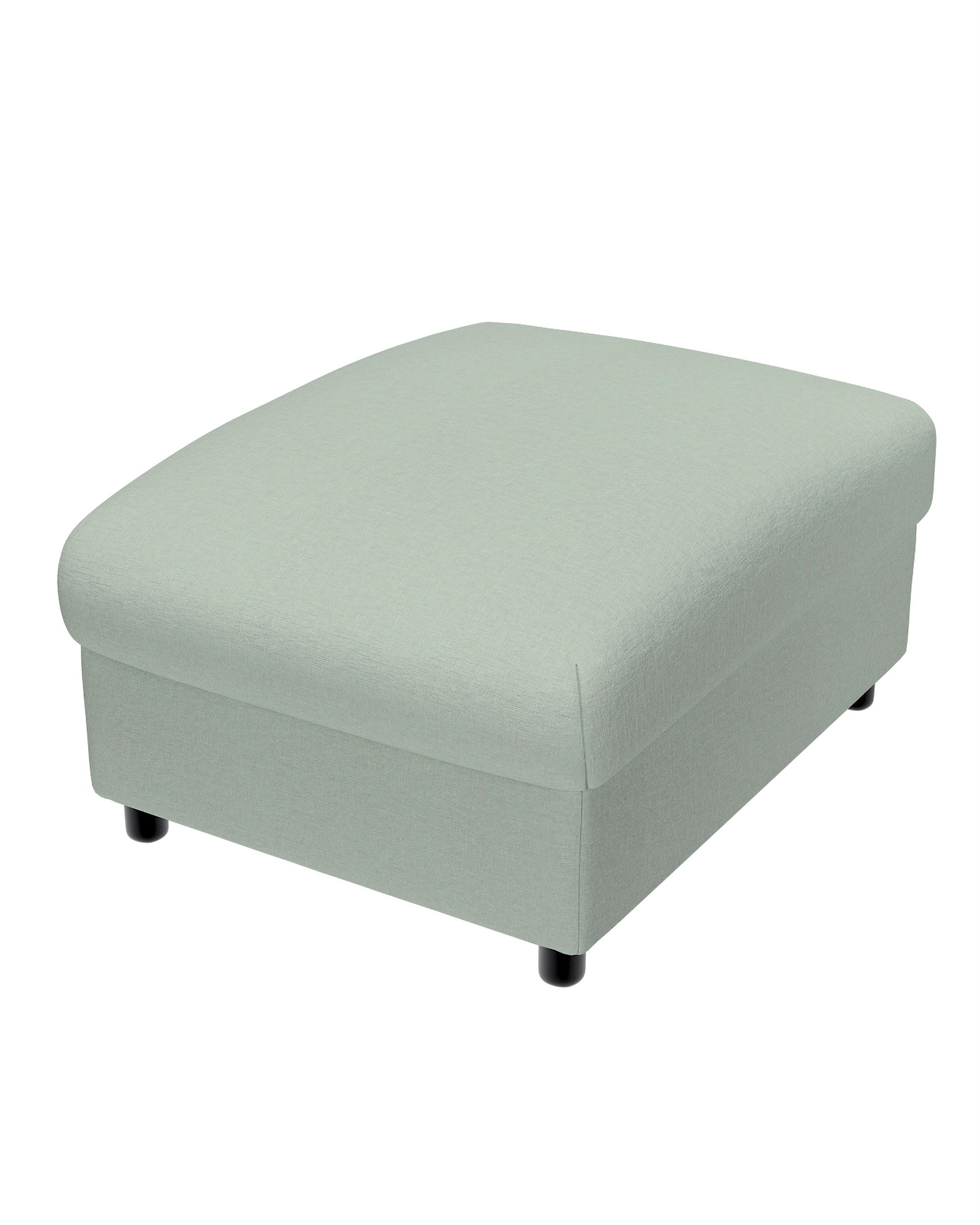 Cover for footstool Vimle colour green fabric structured (hover)