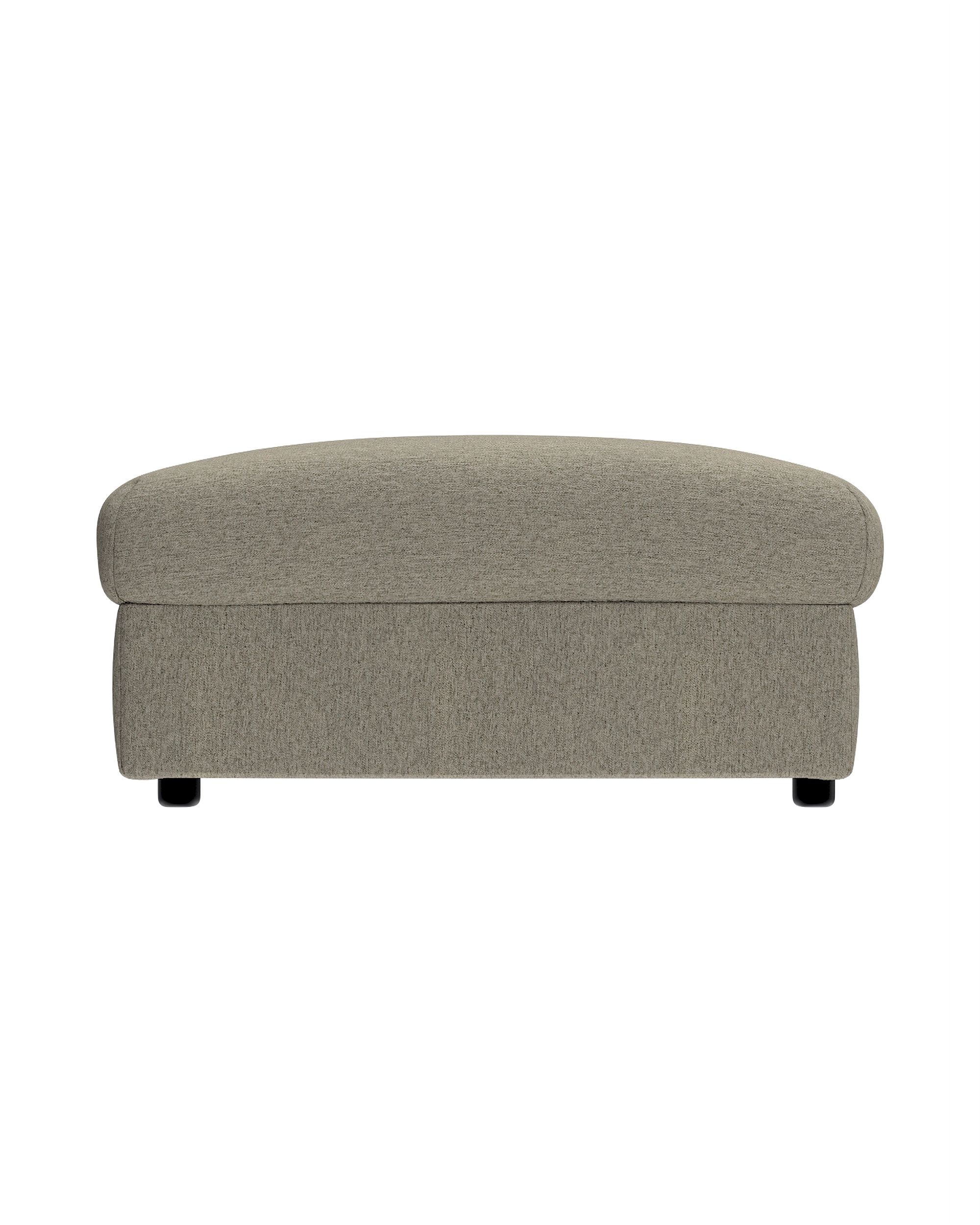 Cover for footstool Vimle colour beige fabric structured