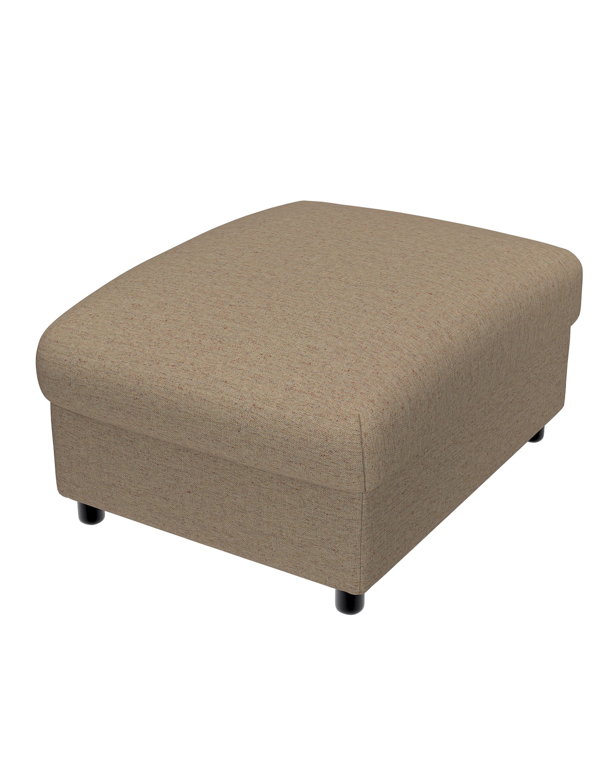Cover for footstool Vimle colour beige fabric structured (hover)