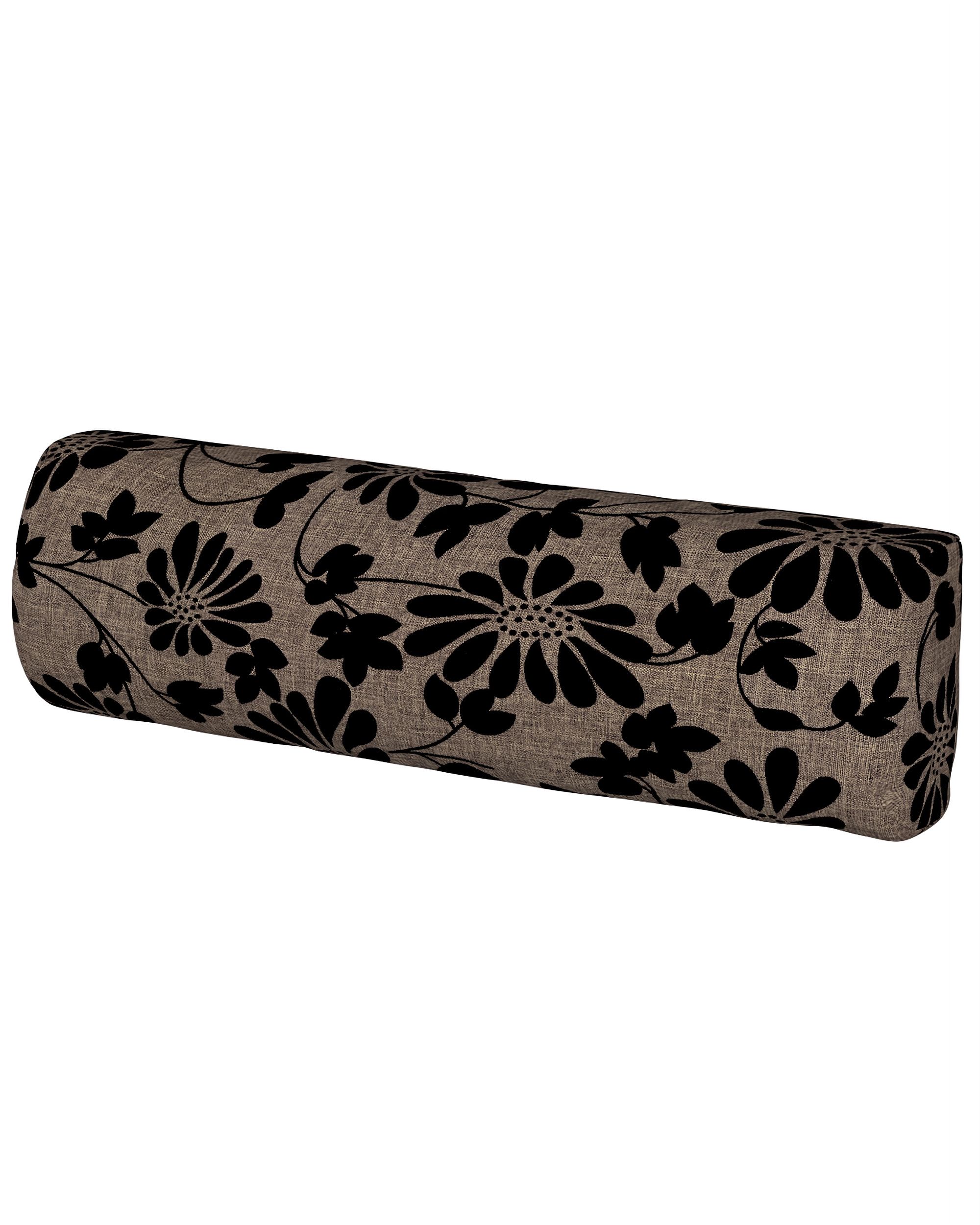 Cover for headrest Vimle colour brown fabric structured, patterned