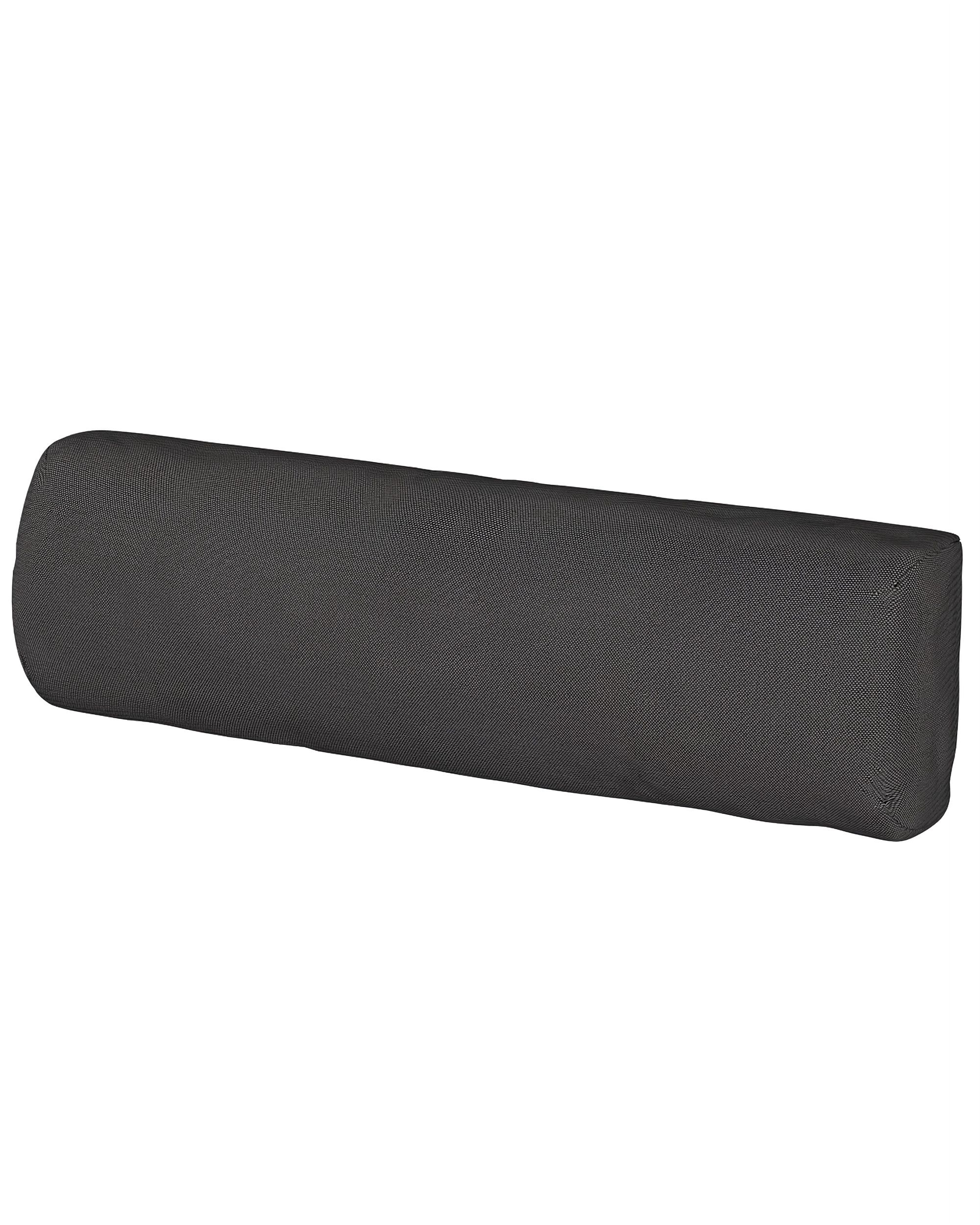 Cover for headrest Vimle colour black fabric structured