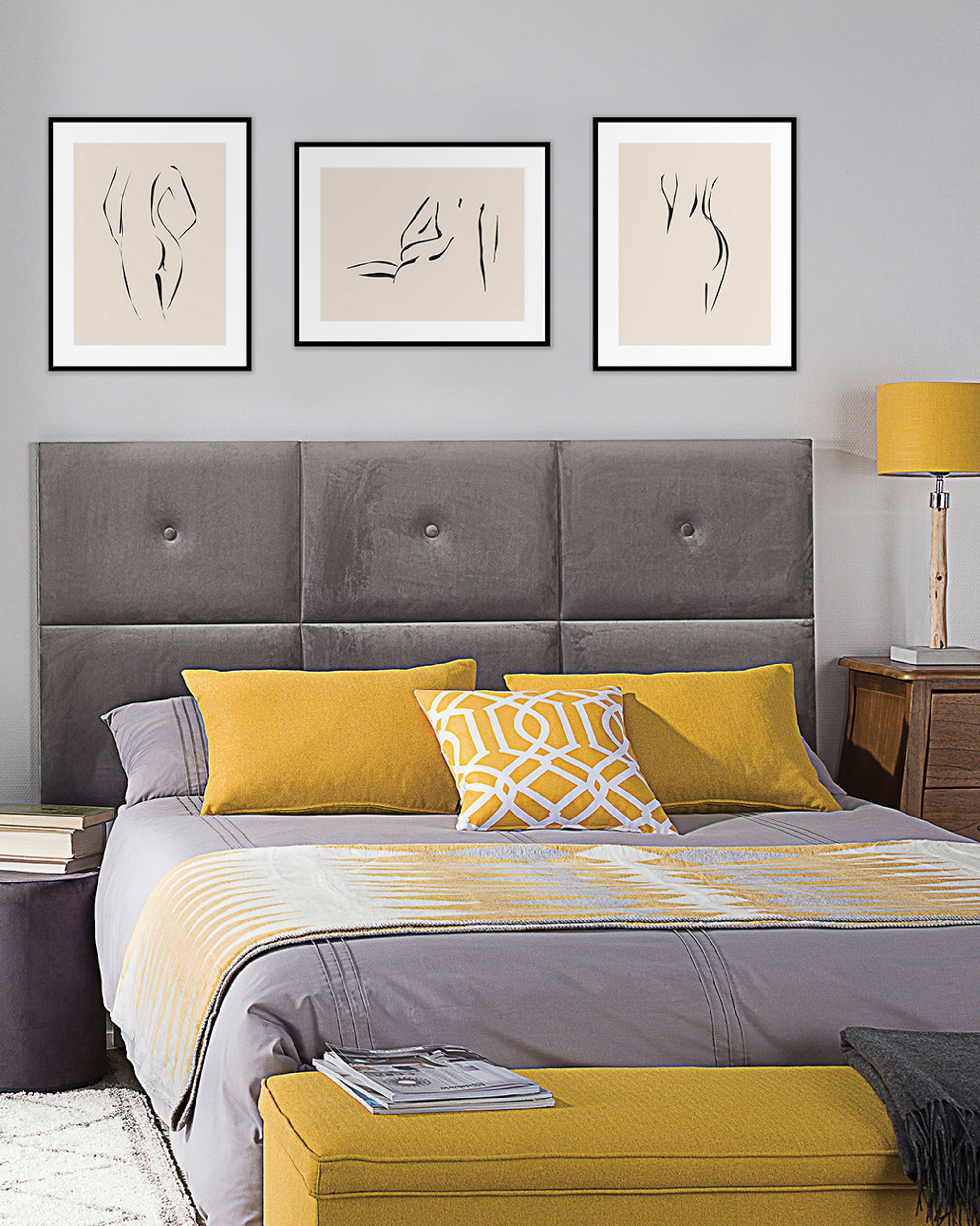 Framed picture Nude Line III, 40x 50 cm (hover)