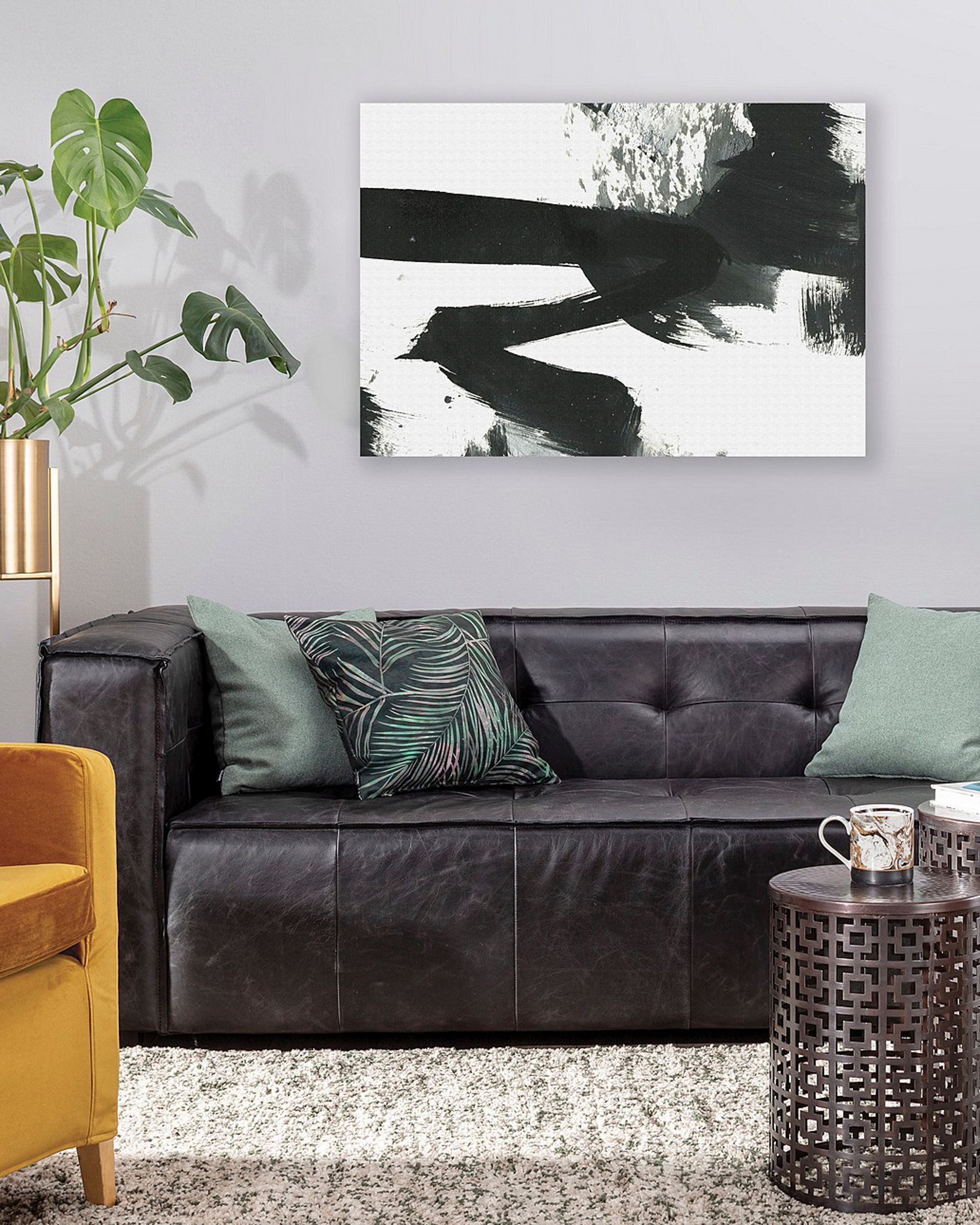 Pure Abstract canvas painting (hover)