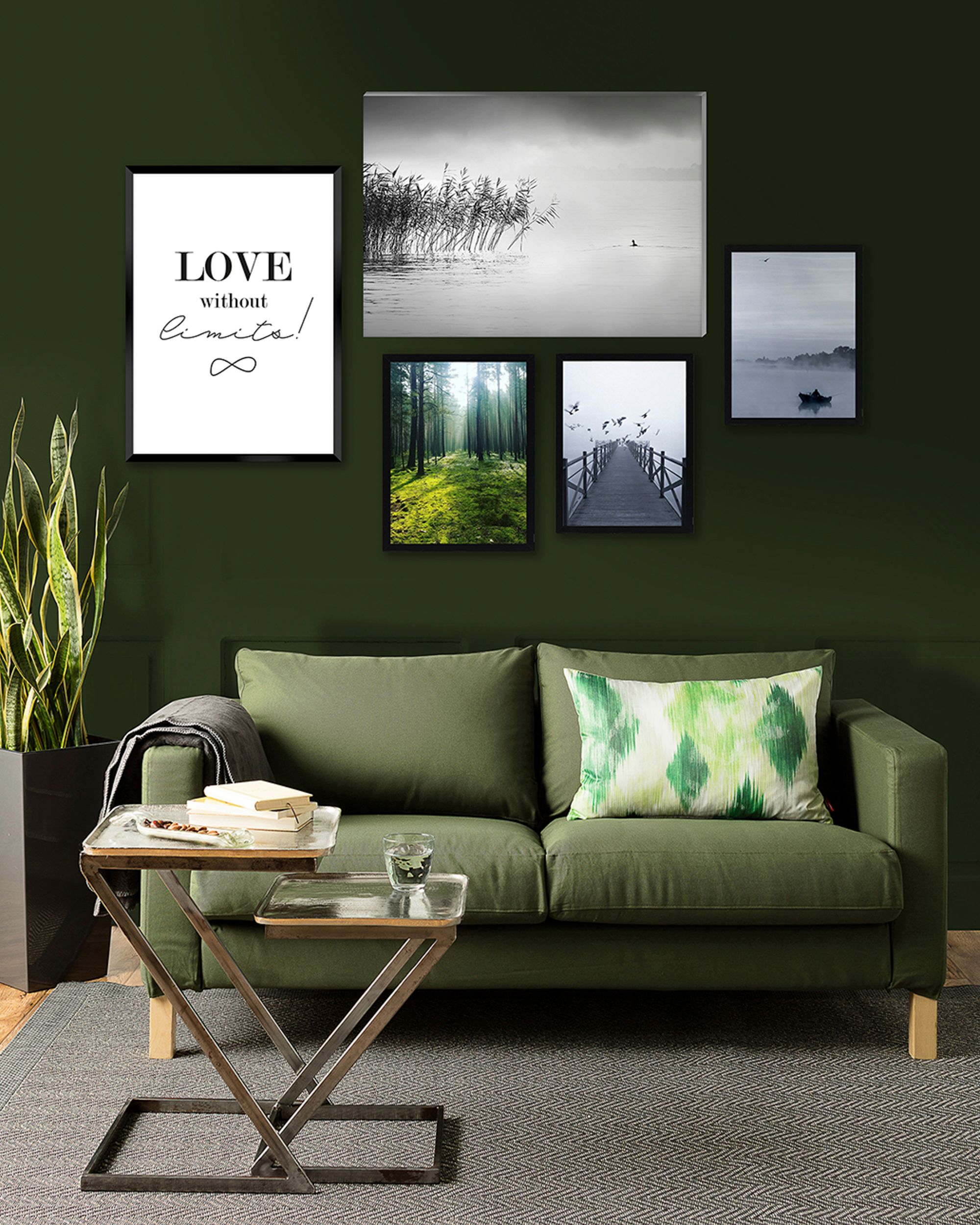 By the Lake II canvas painting (hover)