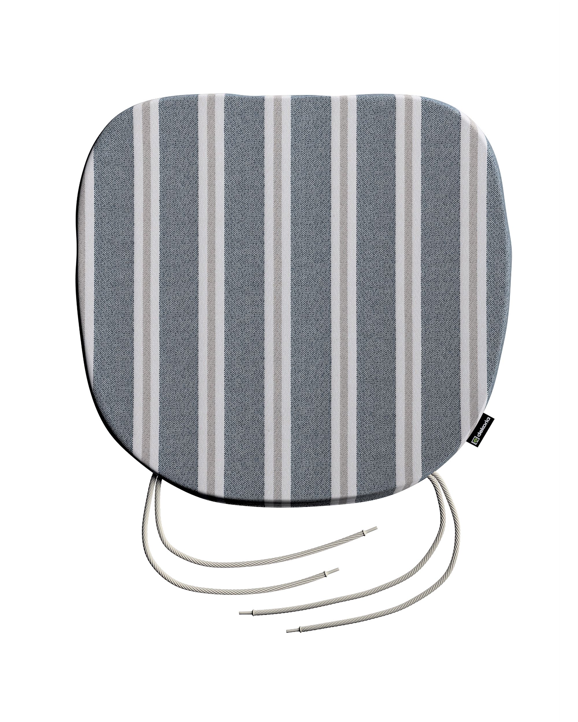 Bart seat pad colour blue fabric structured, patterned (hover)