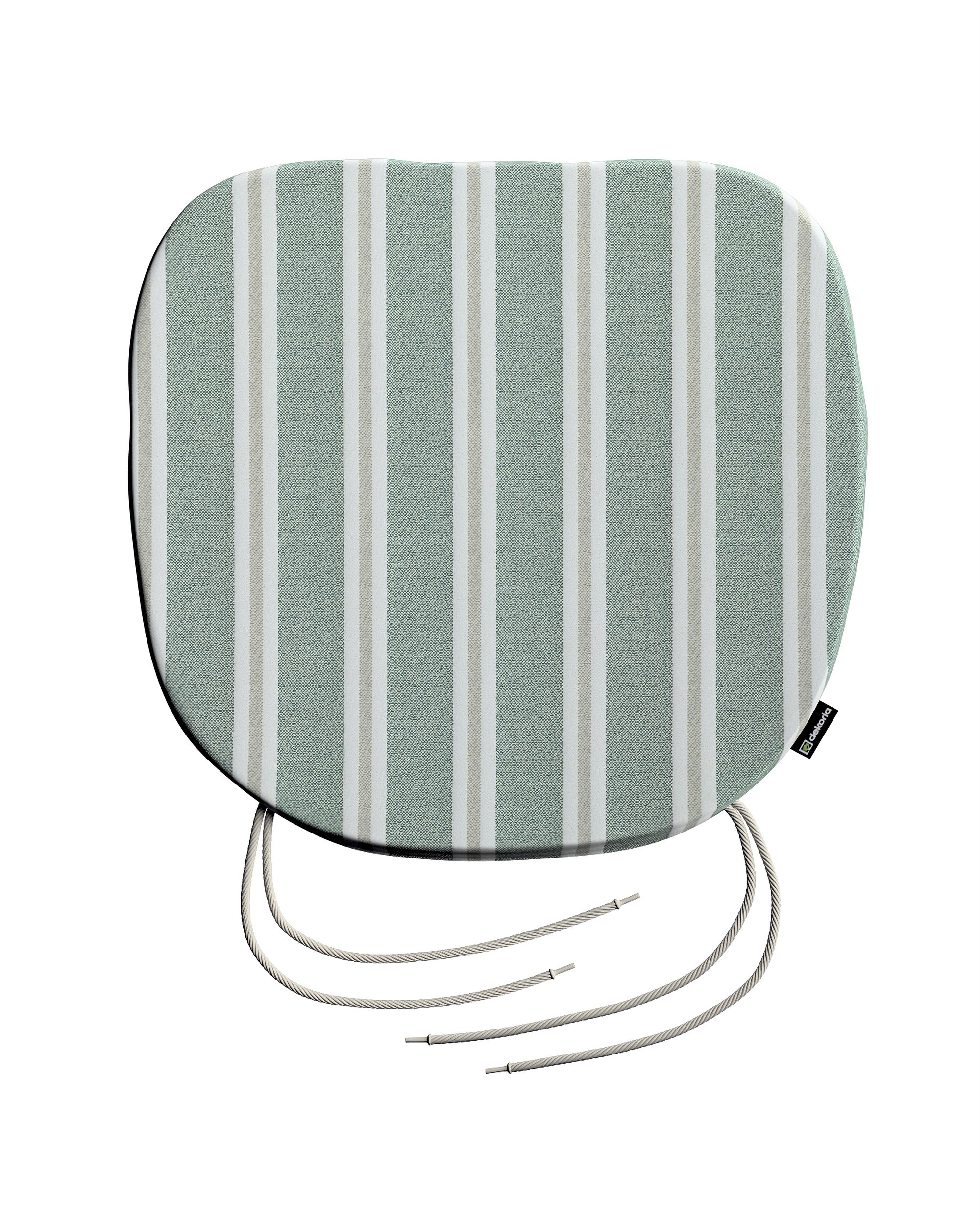 Bart seat pad colour green fabric structured, patterned (hover)